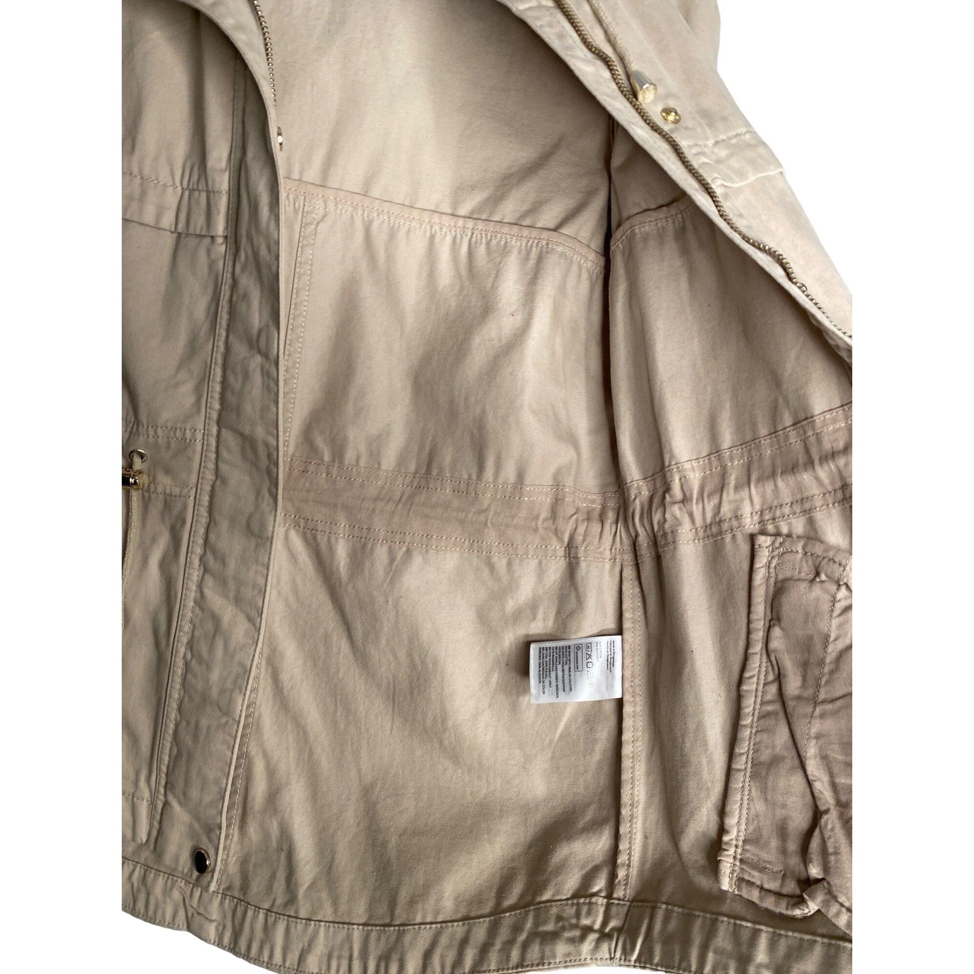 H&M H&M DIVIDED WOMEN'S KHAKI HOODED UTILITY ANORAK JACKET SZ 4 Size S / US 4 / IT 40 - 5 Thumbnail