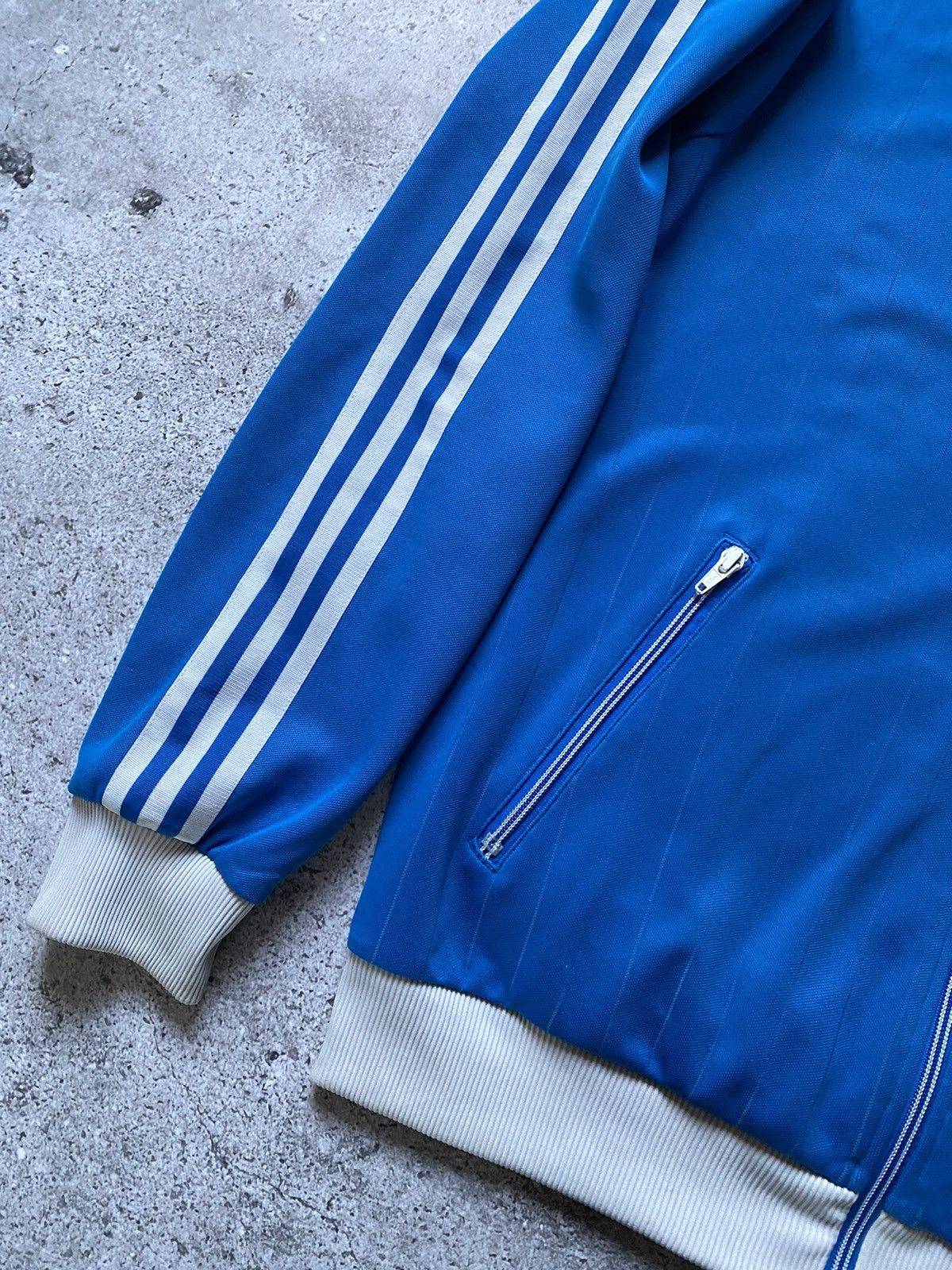Adidas × Vintage Men’s Track Bomber Jacket Adidas Vintage Size L Blue Size US L / EU 52-54 / 3 - 4 Thumbnail