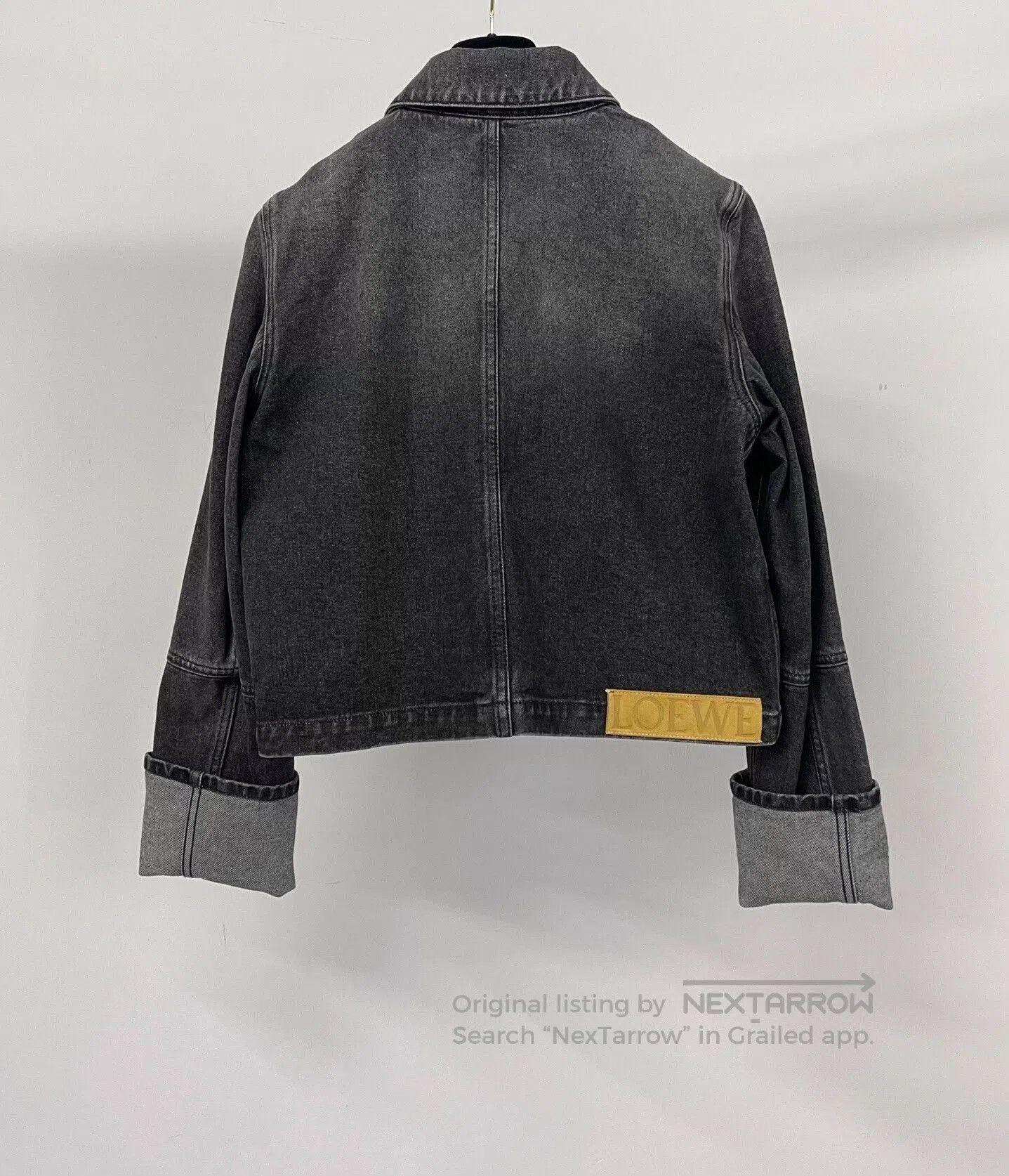 Loewe Loewe Classic Black Washed Denim Jacket. Size XS / US 0-2 / IT 36-38 - 2 Thumbnail