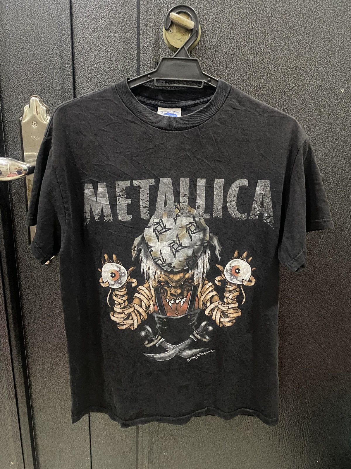 Band Tees × Metallica × Vintage Vintage Metalica Pushead Black Tee Size US M / EU 48-50 / 2 - 1 Thumbnail