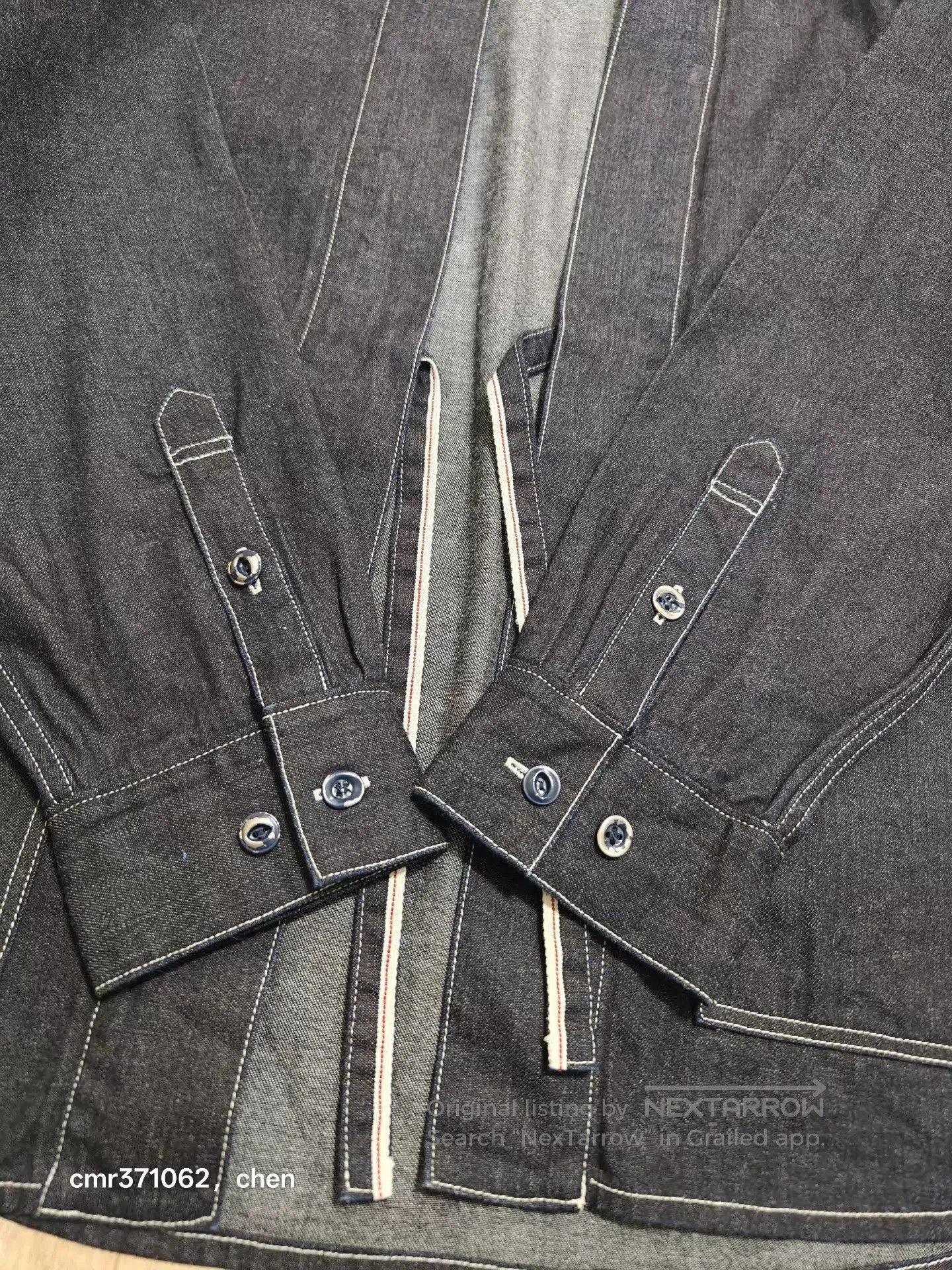 Visvim Blue Denim Long Sleeve Jacket. Size US L / EU 52-54 / 3 - 4 Thumbnail