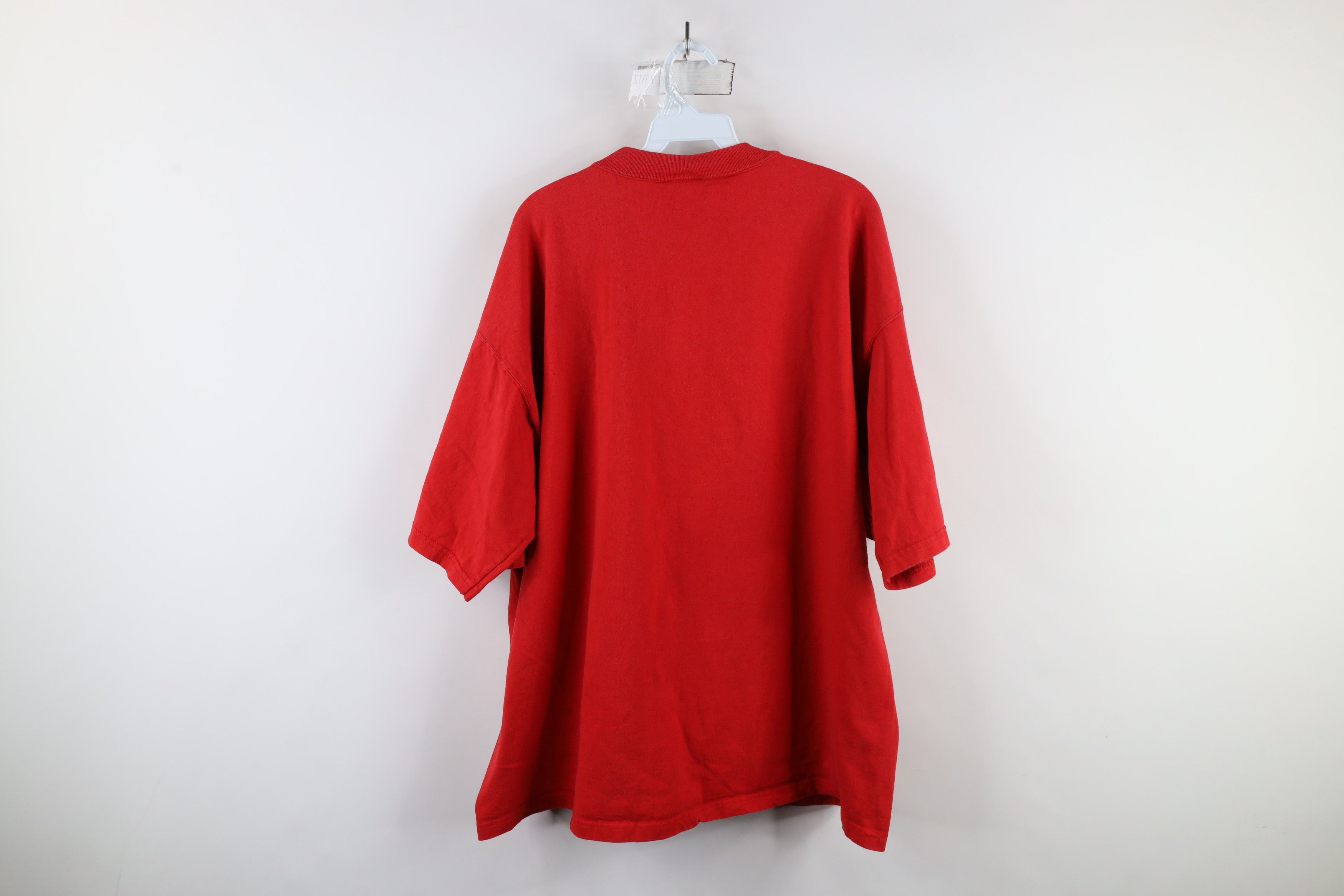 Vintage Vintage 90s Spell Out Ohio State University T-Shirt Red Size US XL / EU 56 / 4 - 12 Thumbnail