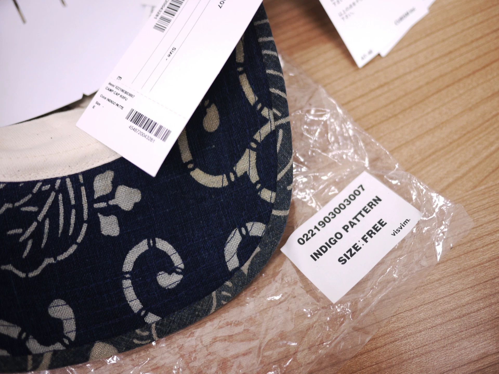Visvim Visvim ICT Camp Cap Kofu Indigo Pattern F Size ONE SIZE - 8 Thumbnail