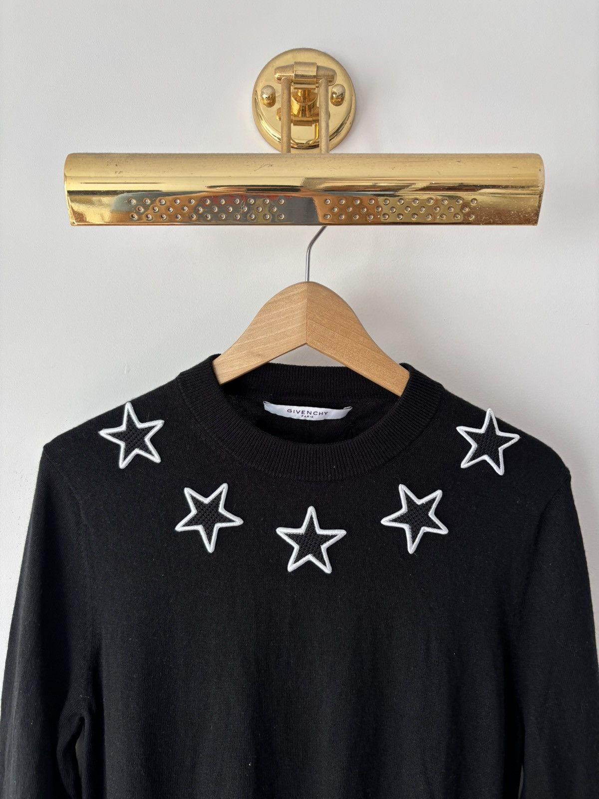Givenchy Givenchy embroidered star sweater Size US M / EU 48-50 / 2 - 2 Thumbnail