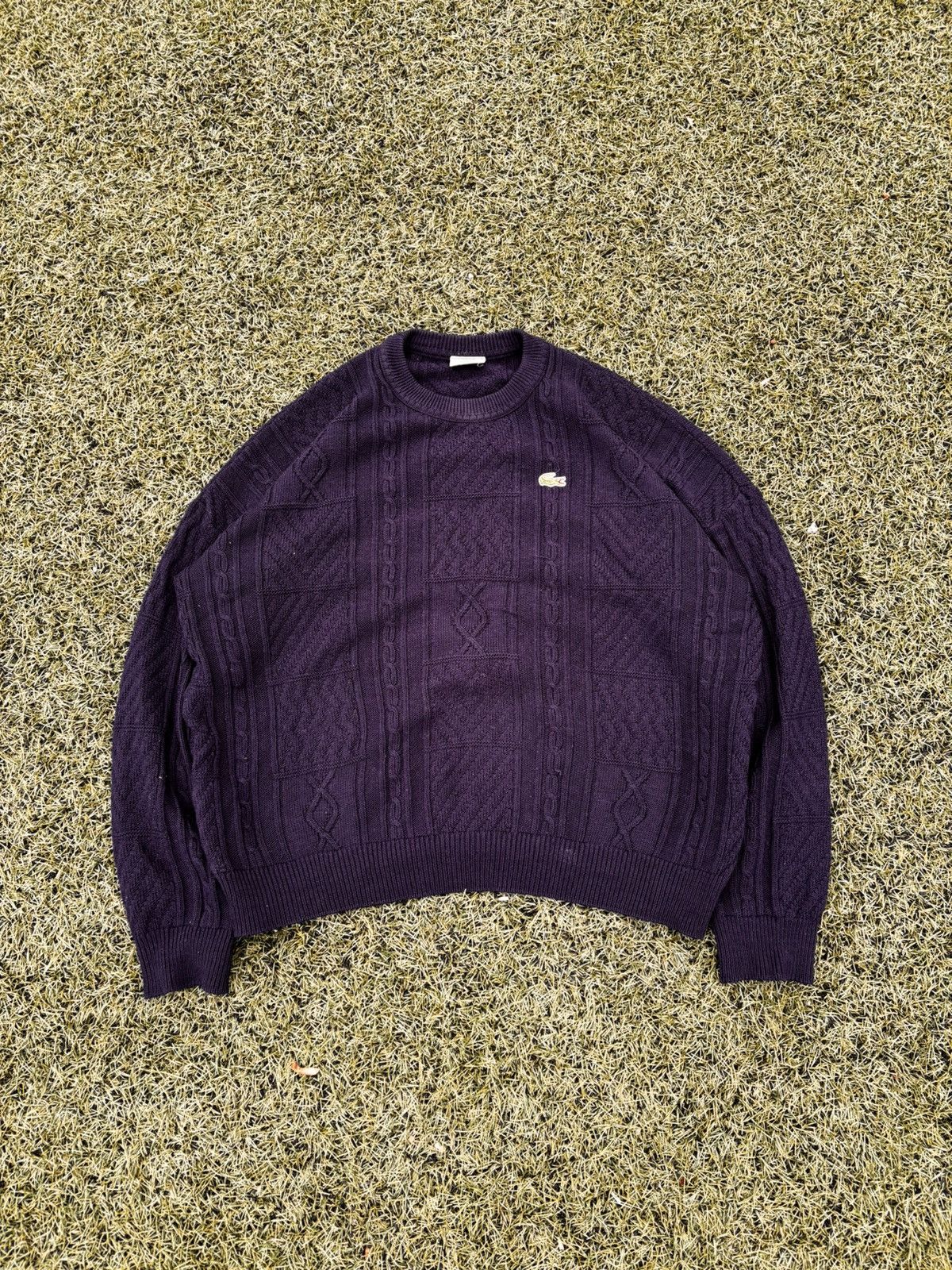Lacoste × Vintage Sweater Lacoste Size US L / EU 52-54 / 3 - 2 Thumbnail