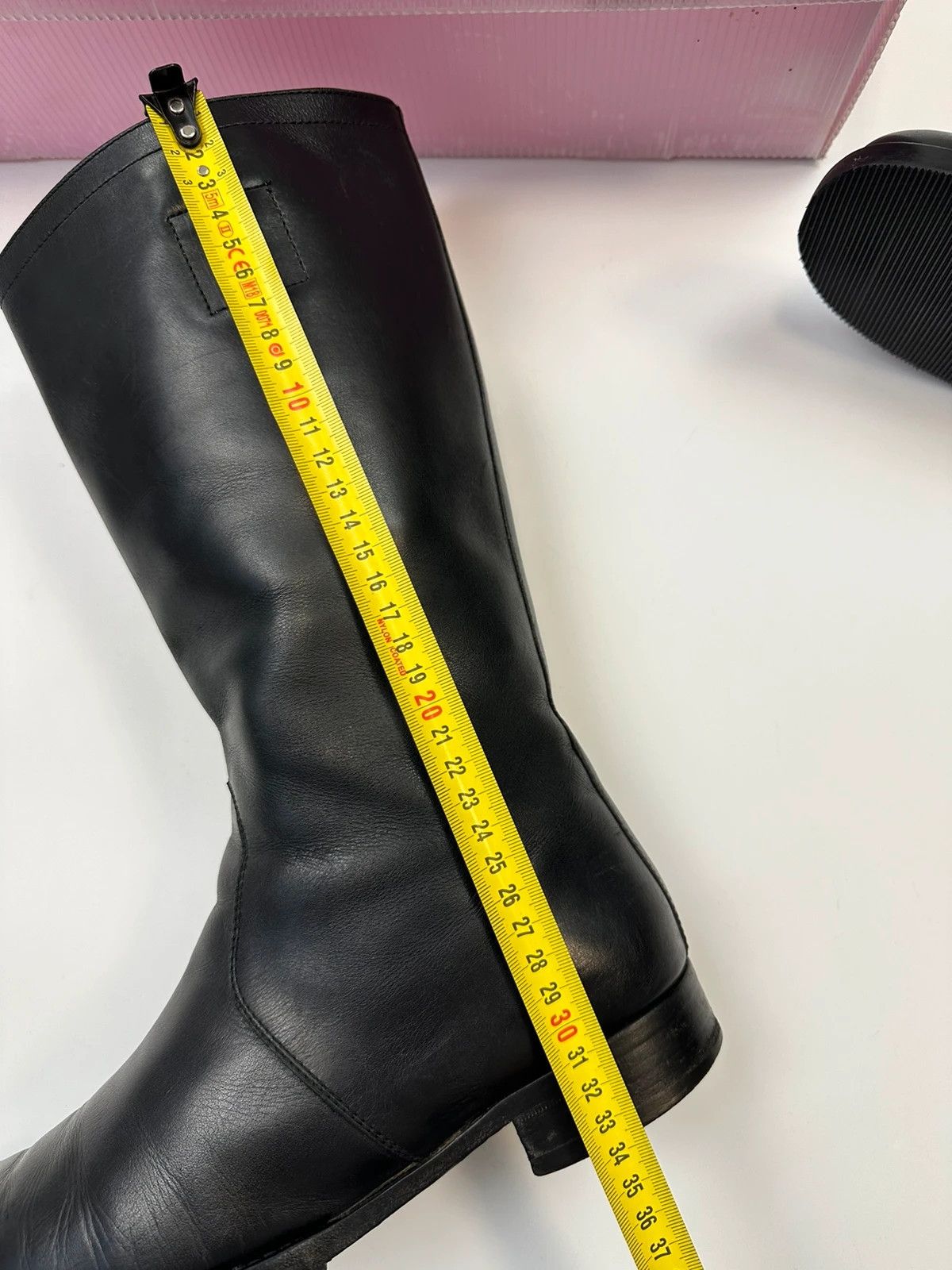 Miu Miu Miu Miu SS2001 Black Leather High Boots Size US 8 / EU 41 - 16 Thumbnail