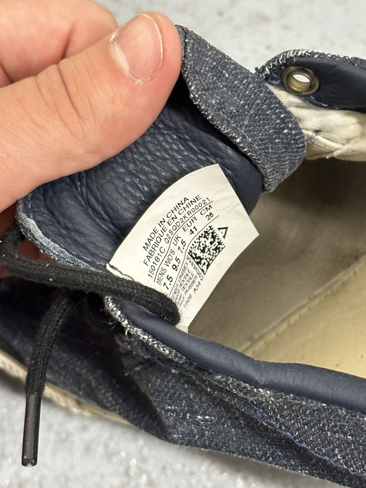 Converse × John Varvatos John Varvatos x Converse Cloth Sneakers Size US 7.5 / EU 40-41 - 11 Thumbnail