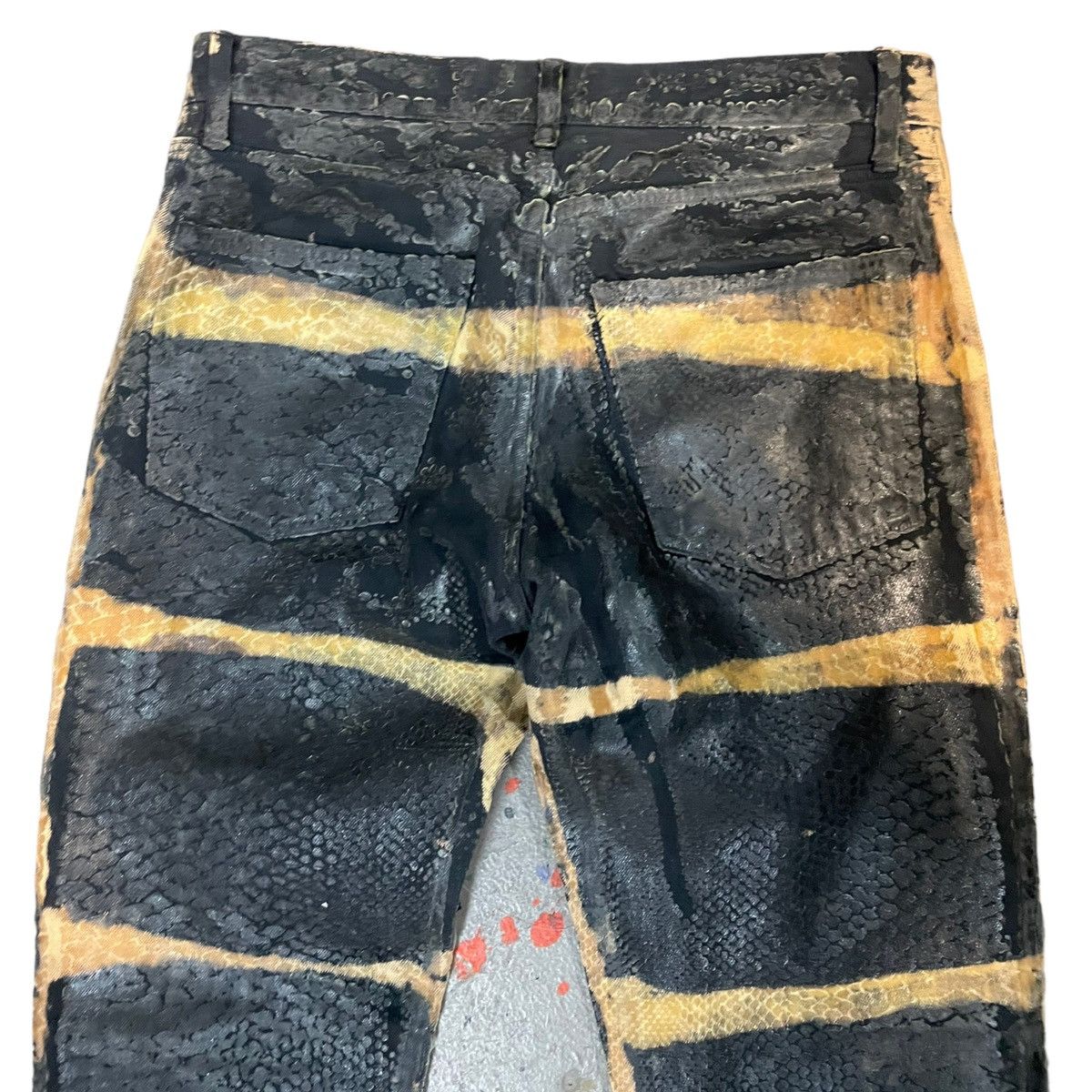 If Six Was Nine Maniac corp anaconda leather pants Size US 32 / EU 48 - 3 Thumbnail
