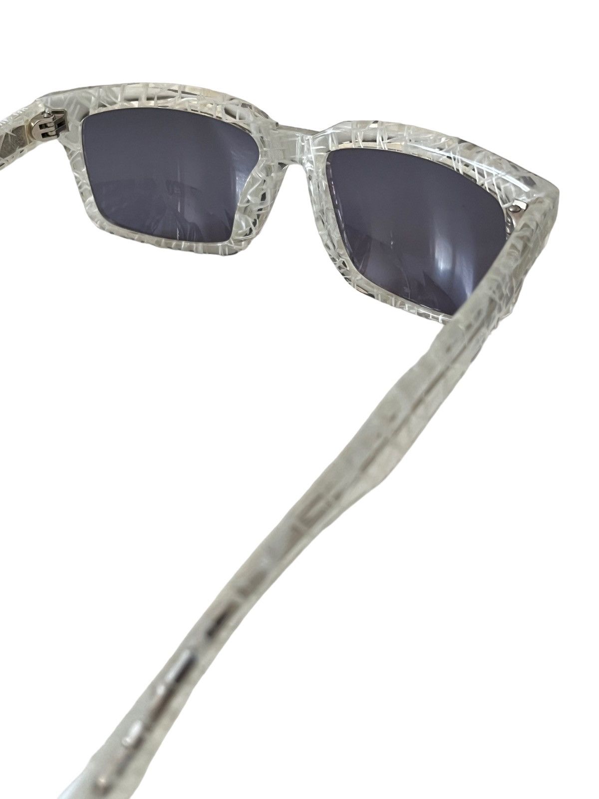 Linda Farrow × Raf Simons 1/1 Cracked-effect sunglasses Size ONE SIZE - 8 Thumbnail