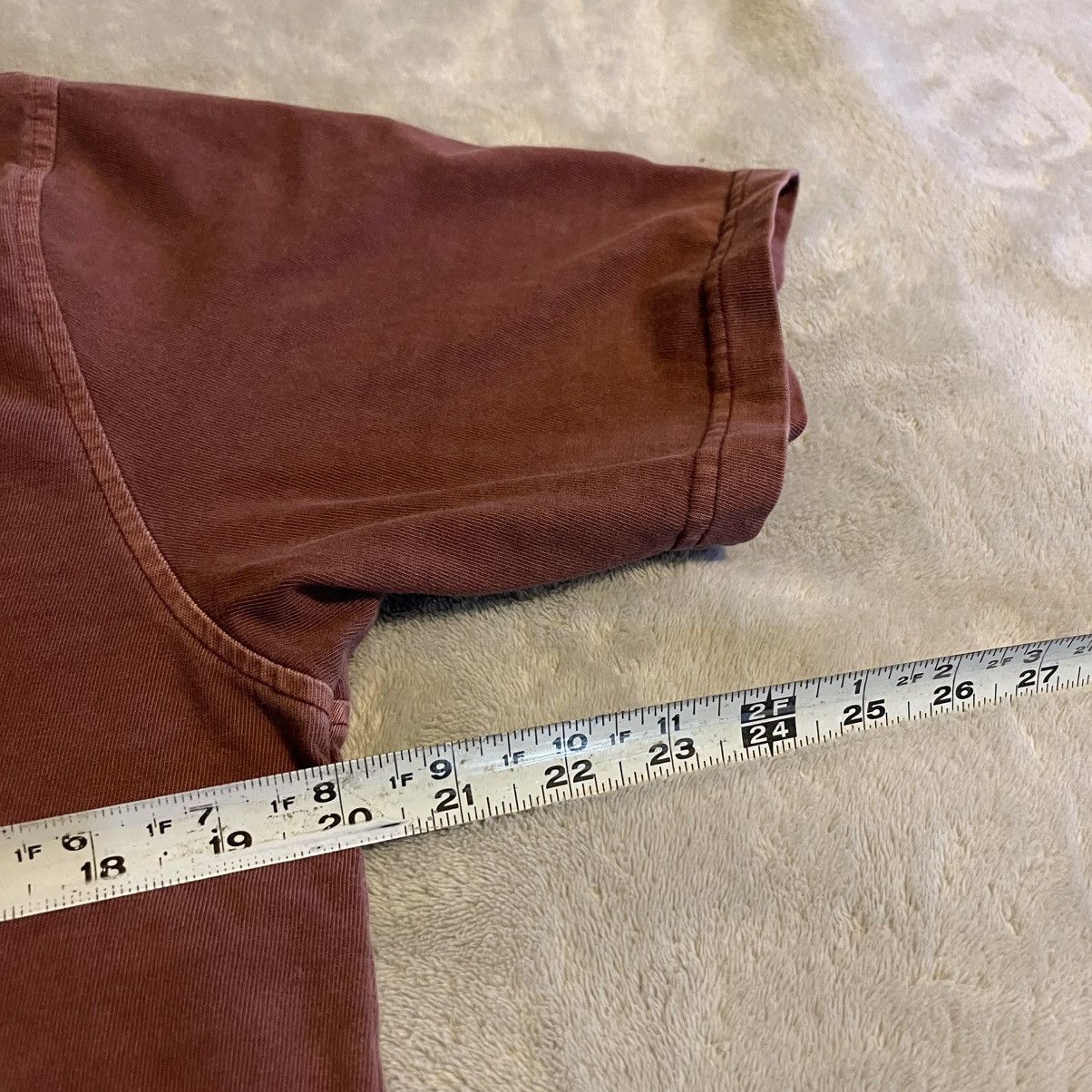 Old Navy Old Navy Shirt Men Small Burgundy Garment Dyed Workout Tee Size US S / EU 44-46 / 1 - 6 Thumbnail