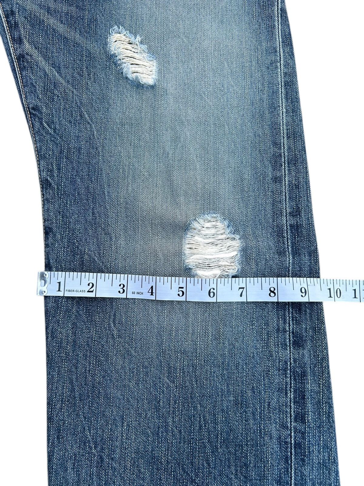 Kapital Vintage Edwin 505 Selvedge Distressed Denim Jeans Size US 33 - 16 Thumbnail
