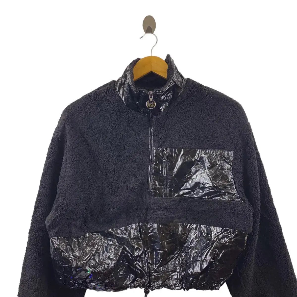 Bershka BERSHKA Coating Deep Pile Sherpa Fleece Jacket Coat Size L / US 10 / IT 46 - 2 Thumbnail