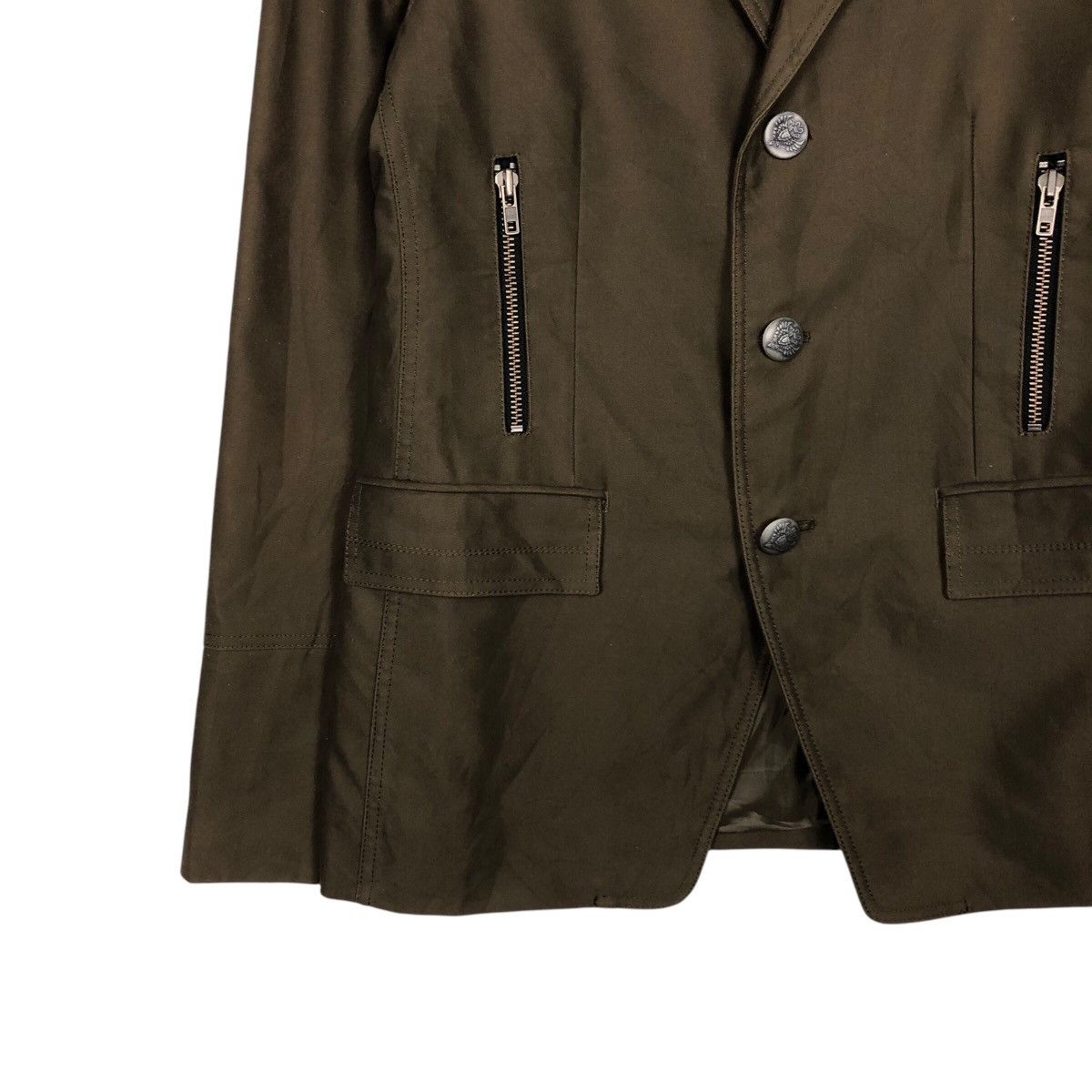 Issey Miyake 📌Cropped Biker Jacket Untitled Men Multi Pocket Astro Style Size US M / EU 48-50 / 2 - 5 Thumbnail