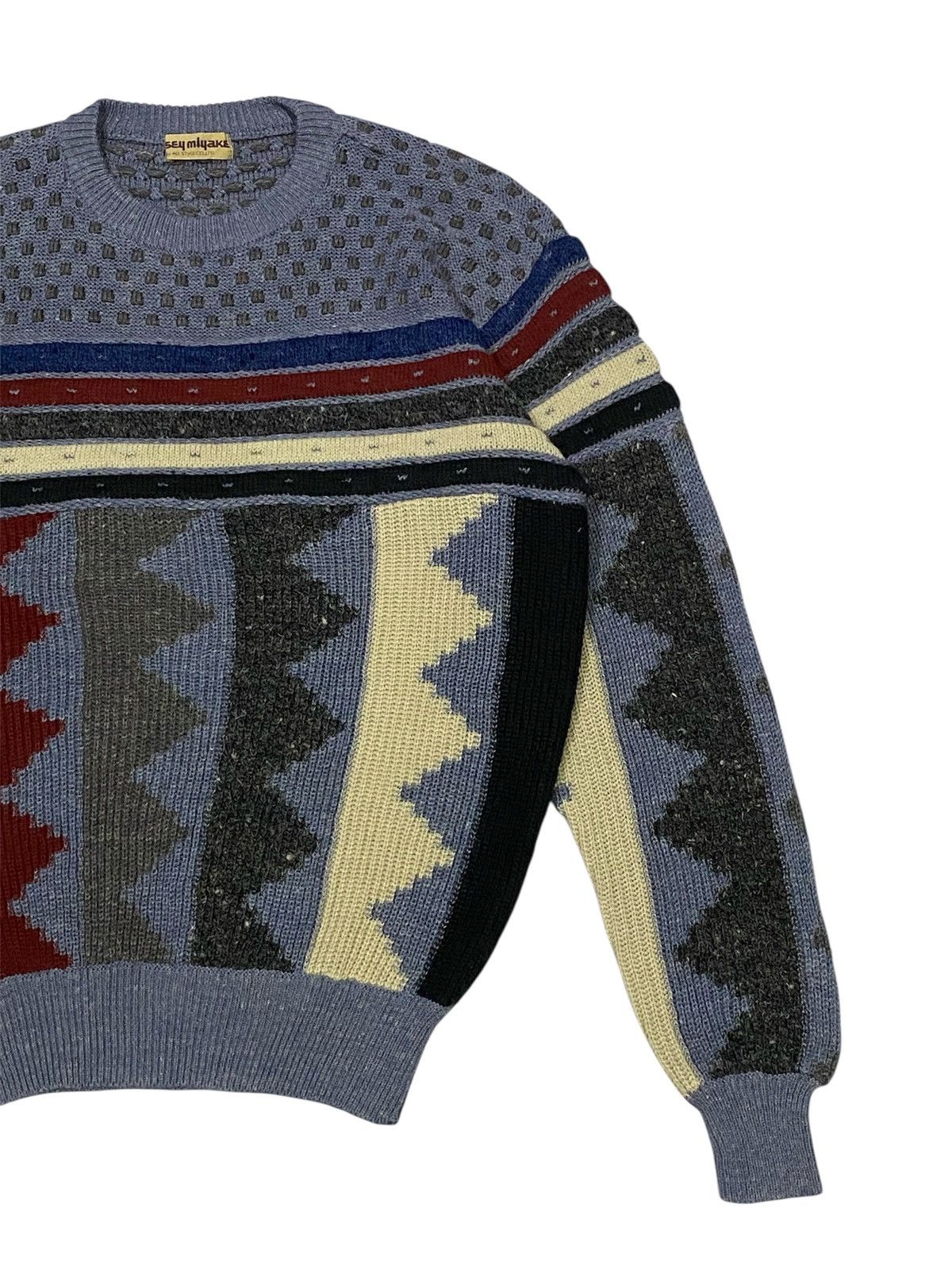 Issey Miyake Vintage 70s Issey Miyake Allstyle Knit Sweater Size US L / EU 52-54 / 3 - 6 Thumbnail