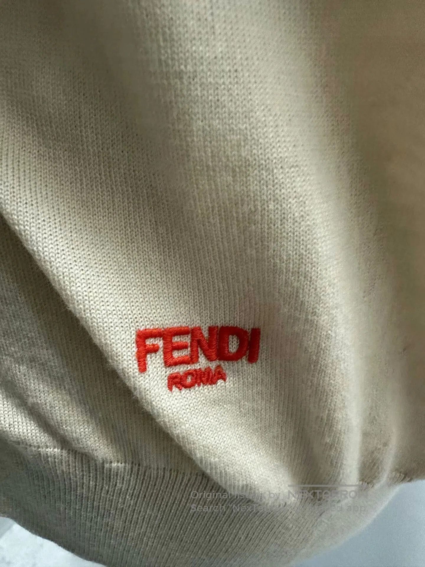Fendi fendi embroidered logo wool cardigan. Size US M / EU 48-50 / 2 - 3 Thumbnail