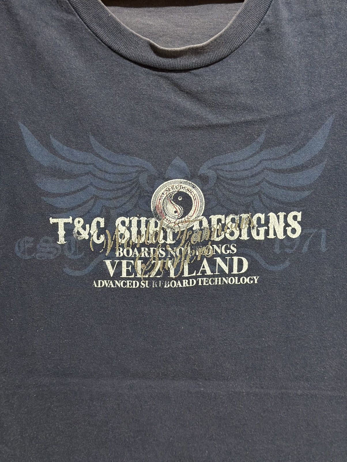 Vintage Vintage T&C Surf Made In The Aloha State Sun Faded Tee Size US L / EU 52-54 / 3 - 3 Thumbnail