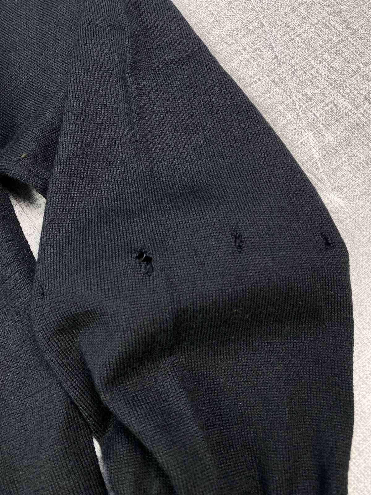 AMI AMI PARIS Small A Heart Cardigan Black Wool Size US L / EU 52-54 / 3 - 8 Thumbnail