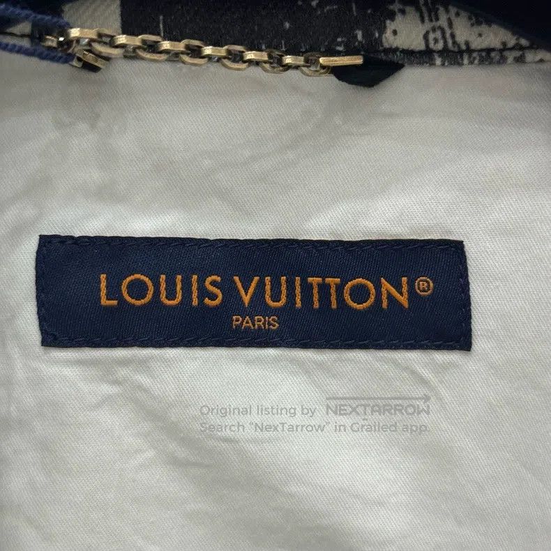 Louis Vuitton Louis Vuitton Cartoon newspaper graffiti denim short sleev Size US M / EU 48-50 / 2 - 5 Thumbnail