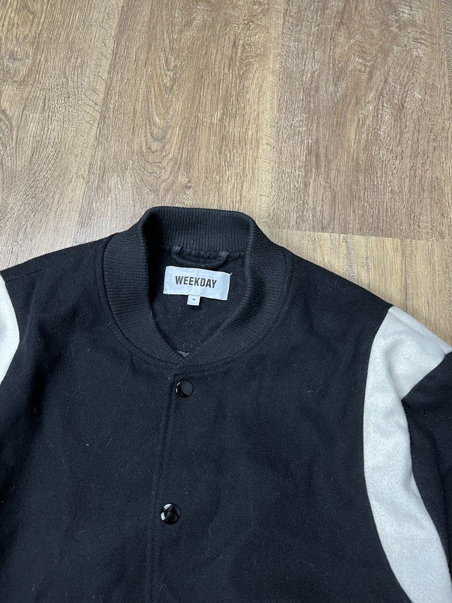 Weekday ➕ weekday varsity baseball bomber jacket teddy style wool Size US M / EU 48-50 / 2 - 3 Thumbnail