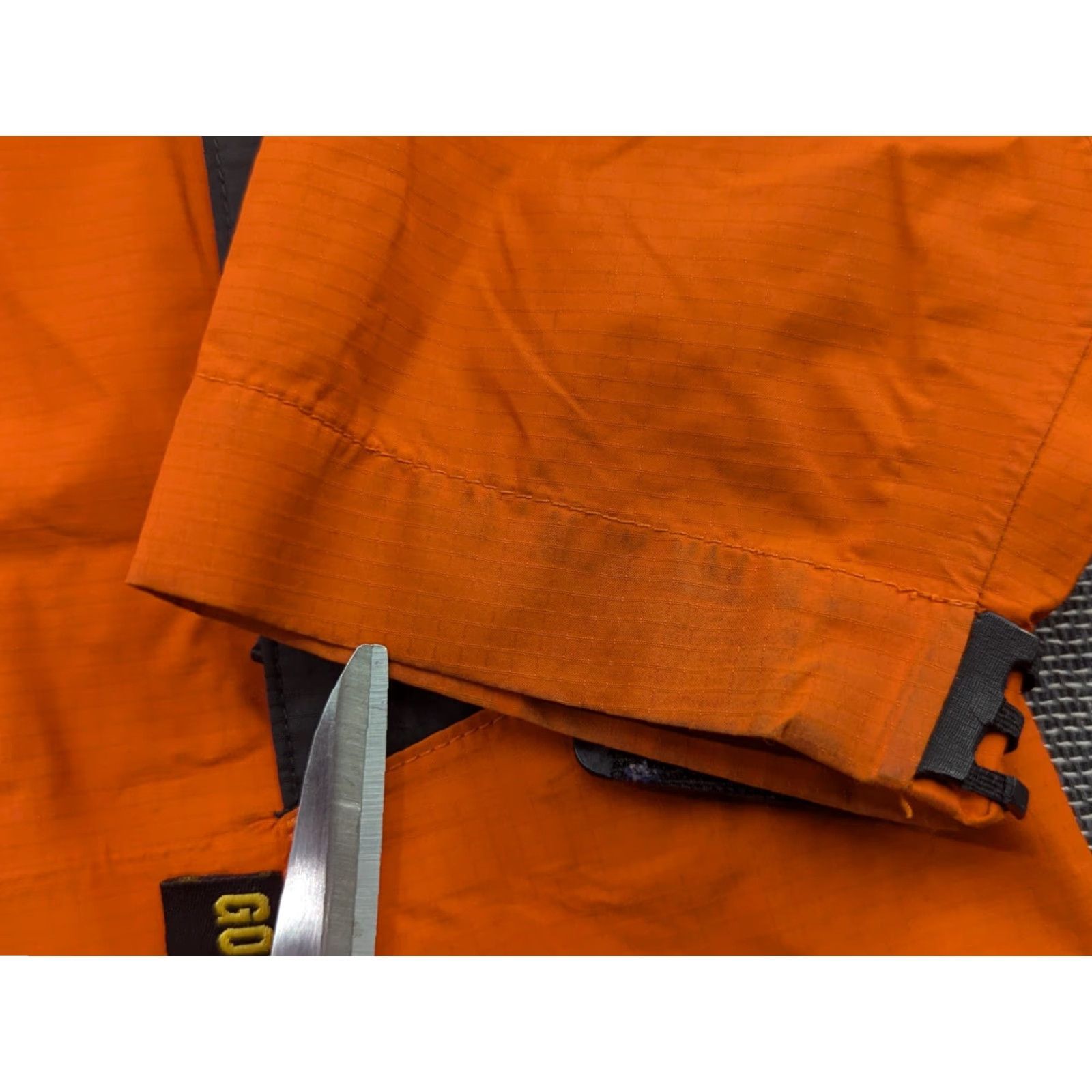 Mammut Mammut Mens L Gore-tex Paclite Shell Base Camp Rain Jacket Windbreaker Orange Jacket Size US L / EU 52-54 / 3 - 4 Thumbnail