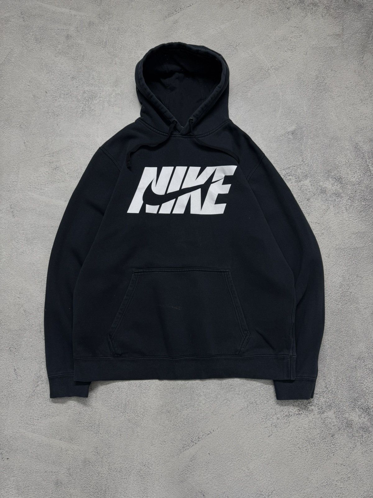 Nike Vintage Y2k Nike Big Swoosh Hoodie 00’s Size US L / EU 52-54 / 3 - 2 Thumbnail
