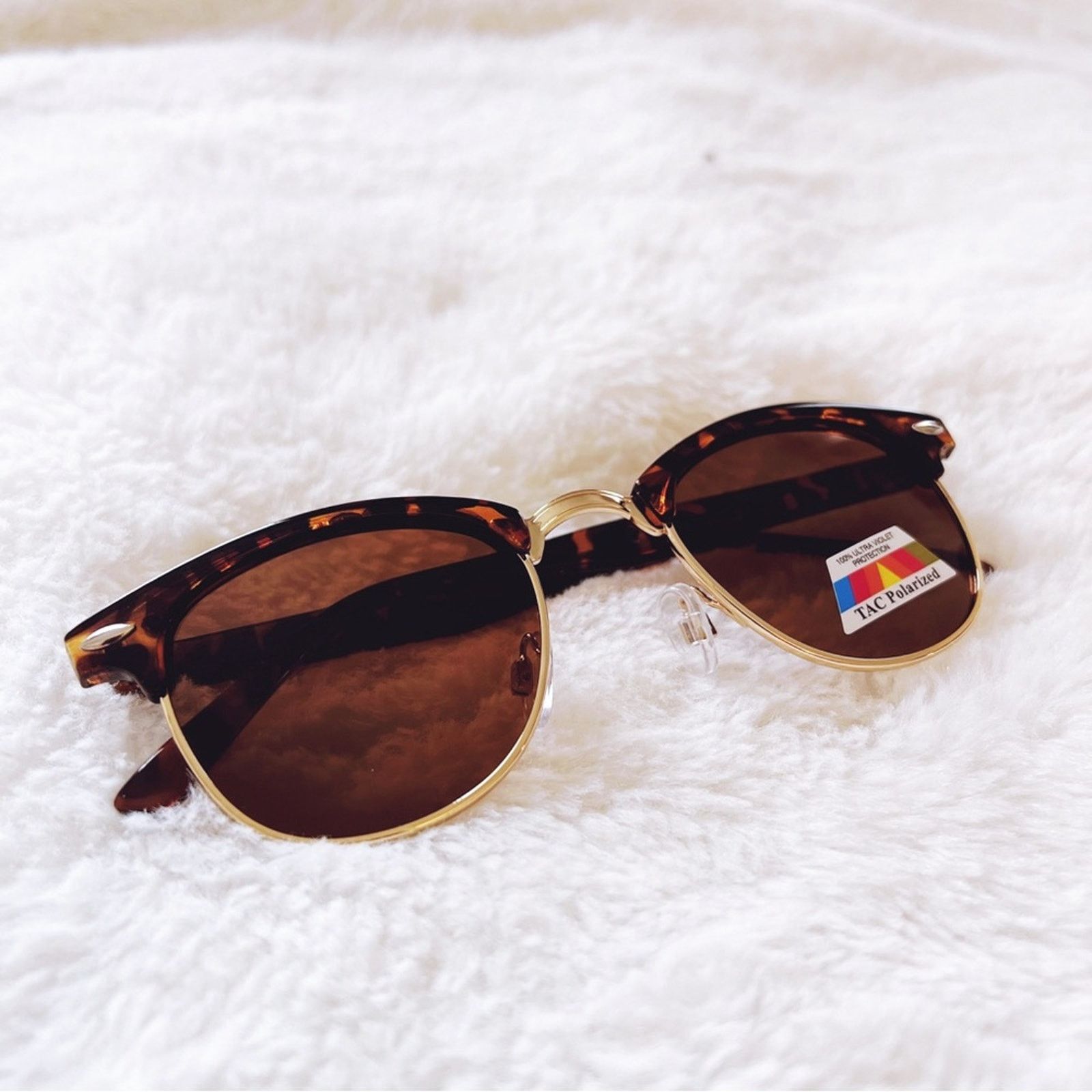 Other Thalia Brown Sleek Modern Sunglasses Size ONE SIZE - 1 Thumbnail