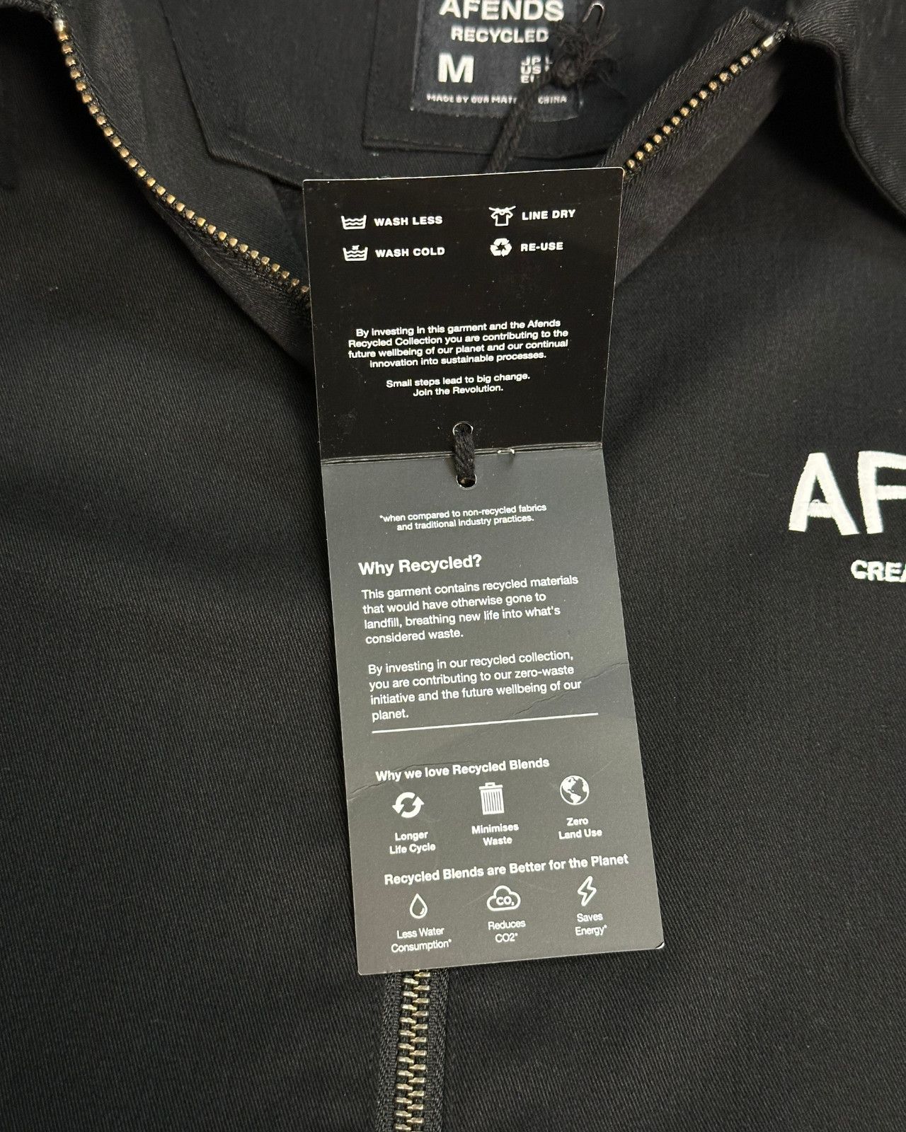 Afends NWT Afends - Spaced - Recycled Black Coach Jacket - Medium Size US M / EU 48-50 / 2 - 8 Thumbnail