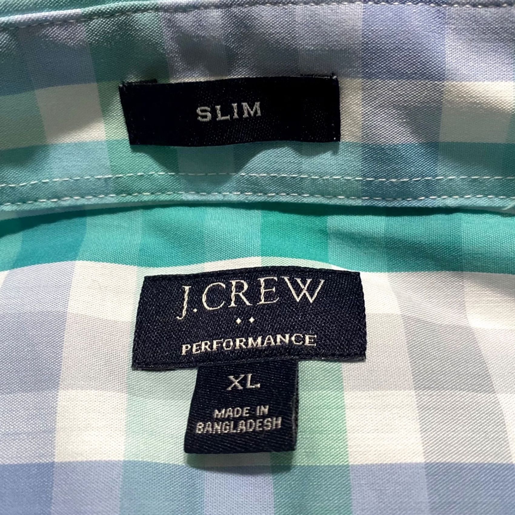 J.Crew J.CREW Mens XL Shirt Multicolor Plaid L/S Button-Front Slim Performance Size US XL / EU 56 / 4 - 3 Thumbnail