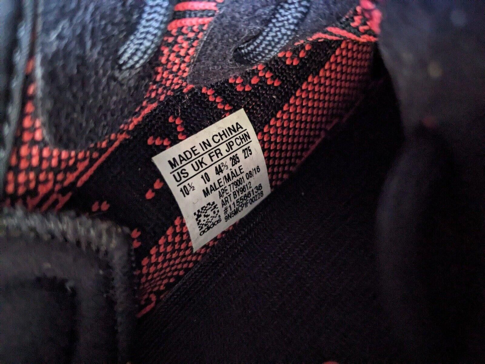 Adidas adidas Yeezy Boost 350 V2 Low Black Red BY9612 No Box Size US 10.5 / EU 43-44 - 9 Thumbnail