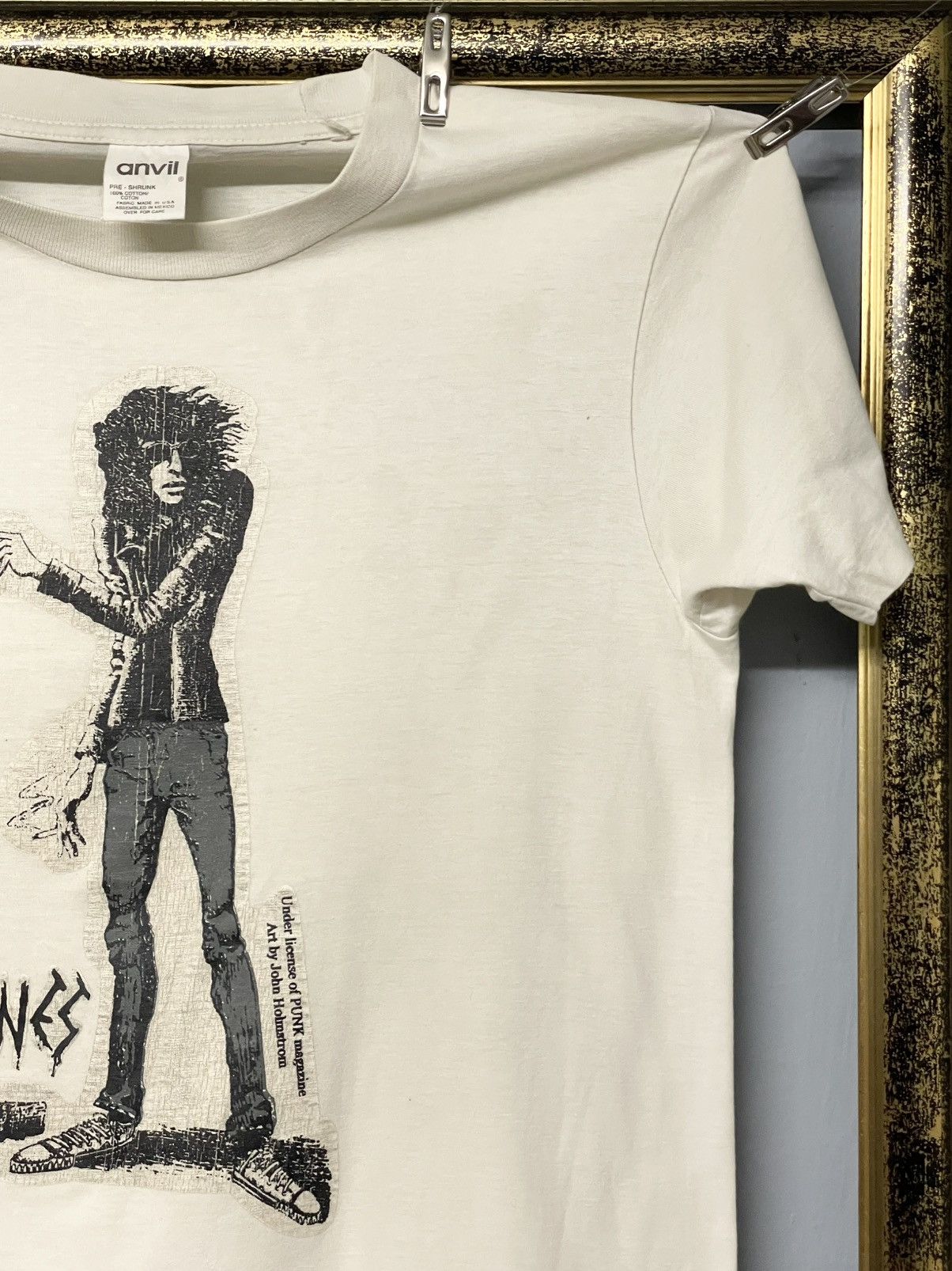 Vintage Vintage 90s Ramones Art By John Holmstrom Punk Single Stitch Size US S / EU 44-46 / 1 - 5 Thumbnail