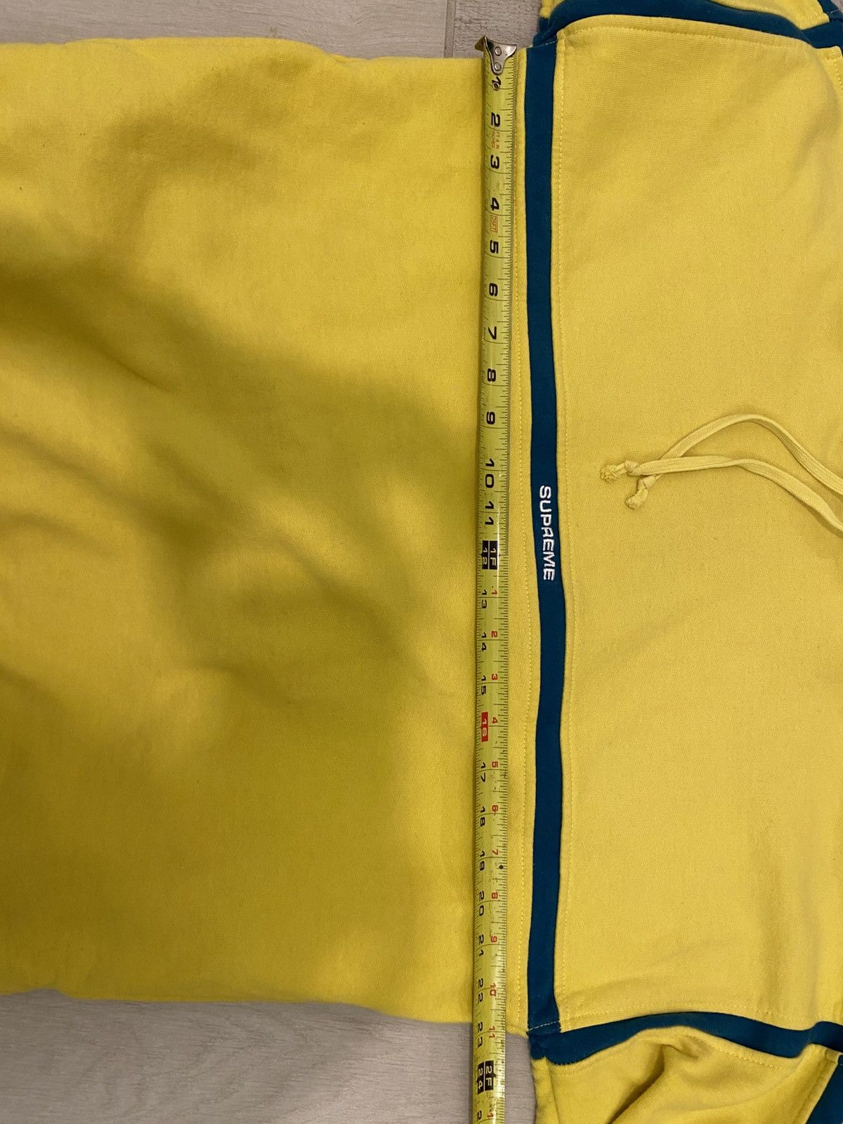 Supreme Supreme SS20 Yellow Warm Up Hoodie Size US M / EU 48-50 / 2 - 8 Thumbnail