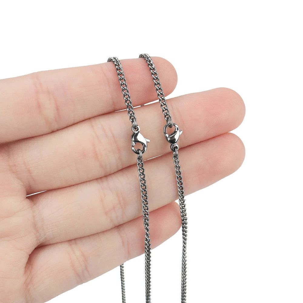 Other Titanium 55cm Chain Pendant Accessories Twist Chain Necklace Size ONE SIZE - 3 Thumbnail