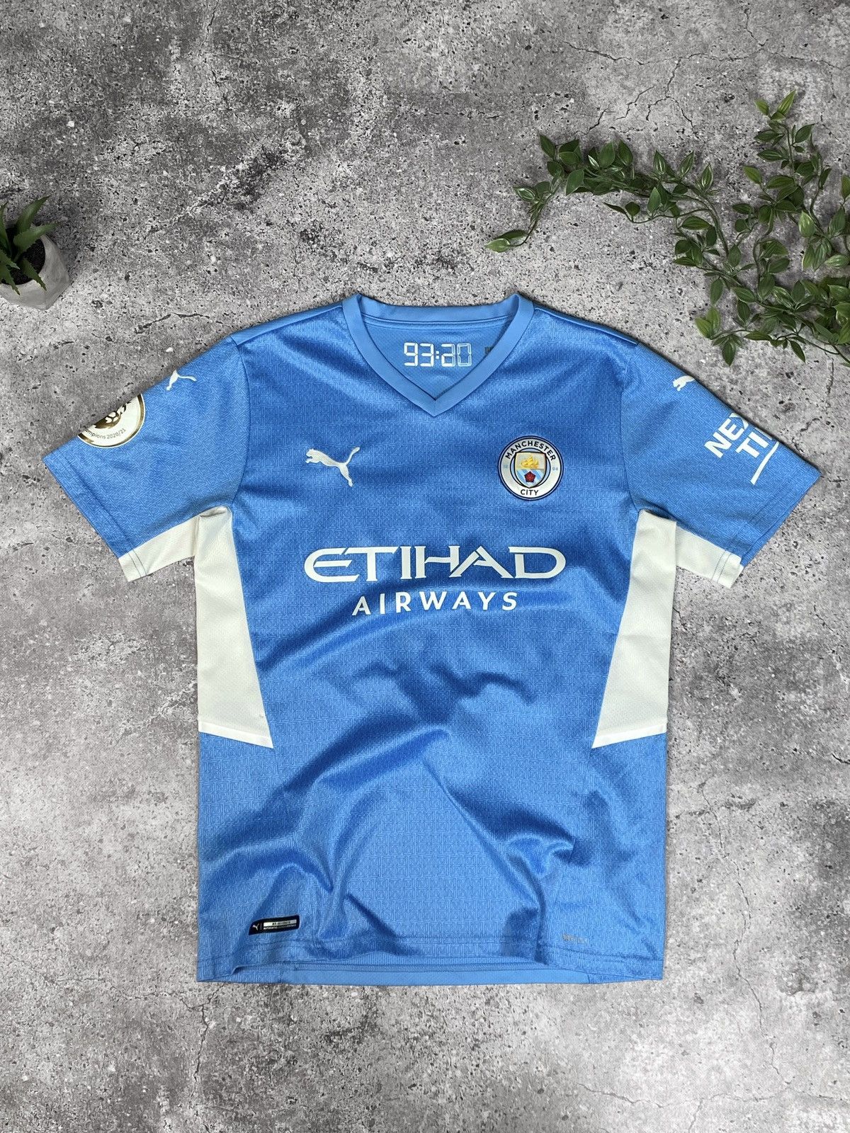 Puma Manchester City #10 Grealish 2021/2022 Away Soccer Jersey Size US M / EU 48-50 / 2 - 4 Thumbnail
