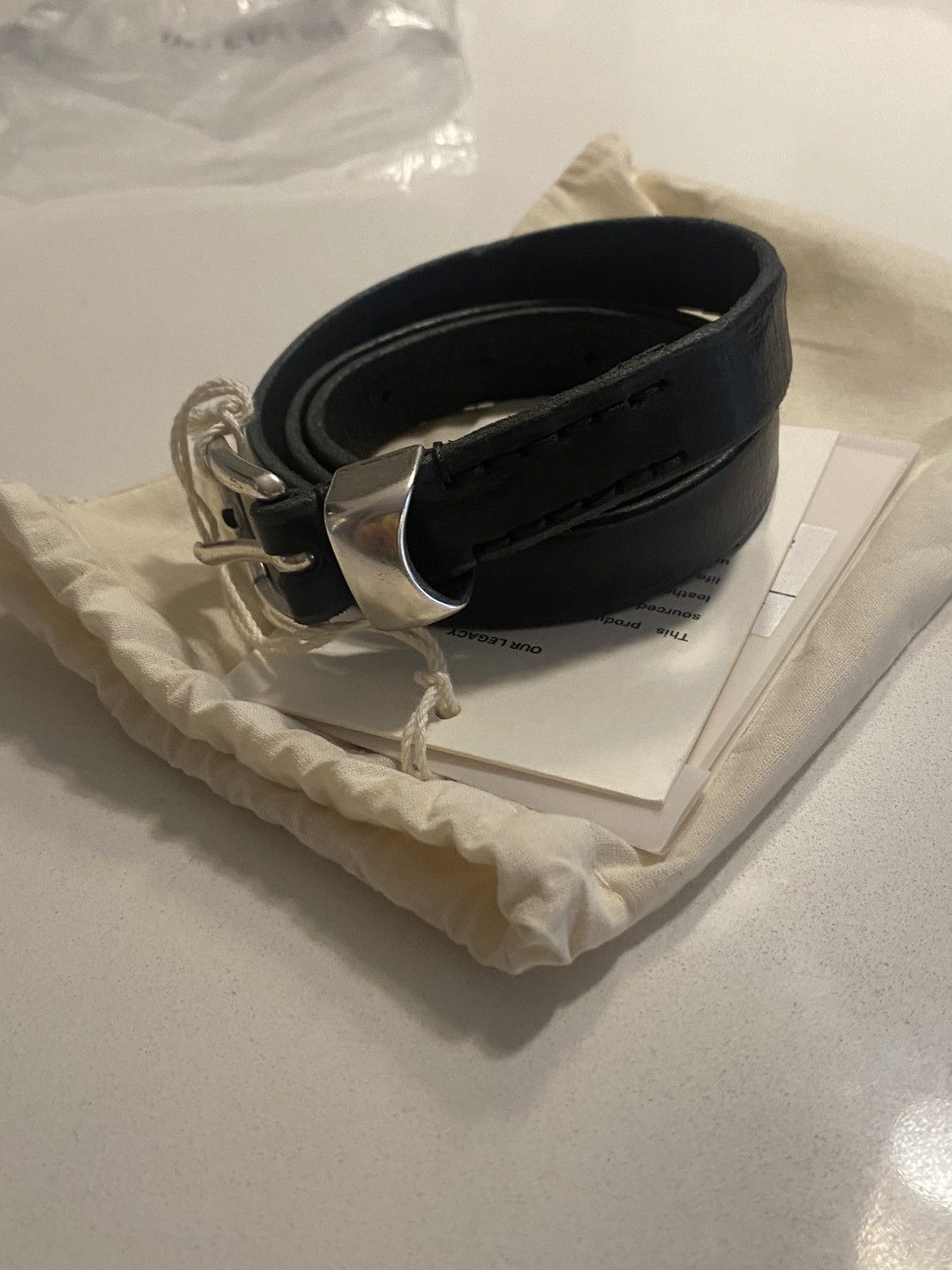 Our Legacy - Star Fall Belt Black Bridle