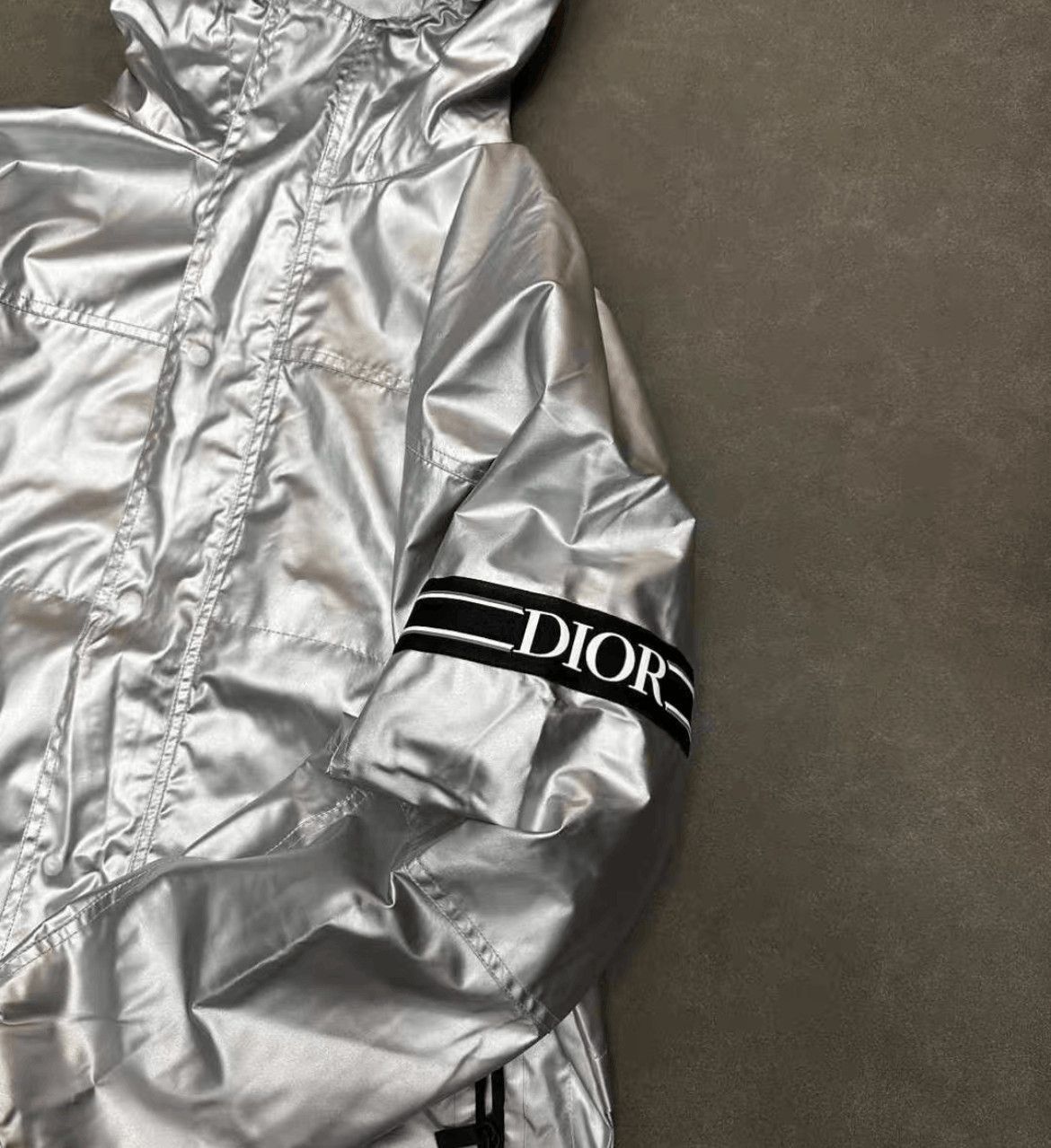 Dior Sz 48 Dior Silver Wind Jacket-2507 Size US M / EU 48-50 / 2 - 3 Thumbnail