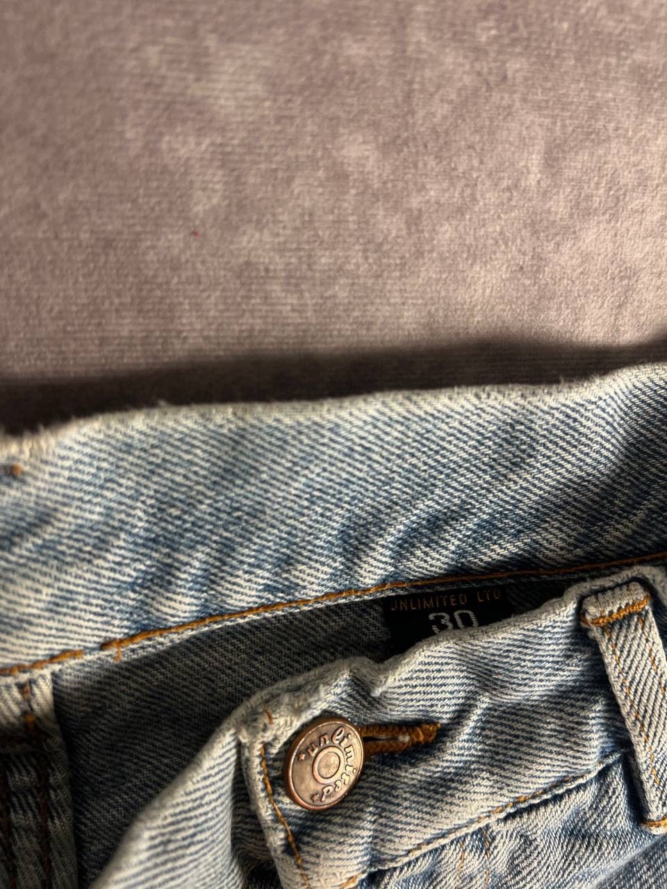 Other 90s Unlimited Jeans with Colorful Patches – Italy 30 Size Size US 30 / EU 46 - 6 Thumbnail