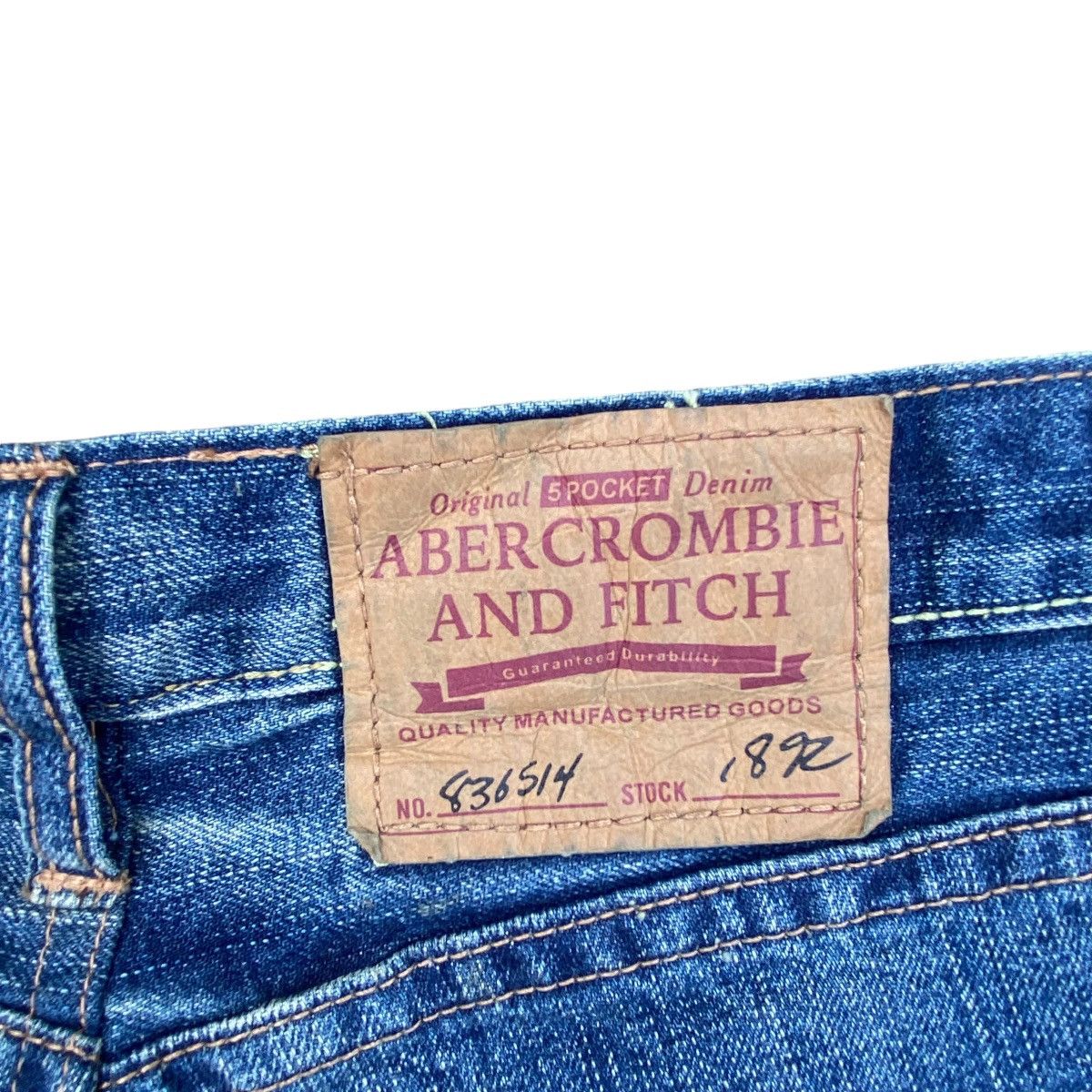 Abercrombie & Fitch Bootcut Abercrombie and Fitch Distressed Denim Jeans Size US 32 / EU 48 - 13 Thumbnail