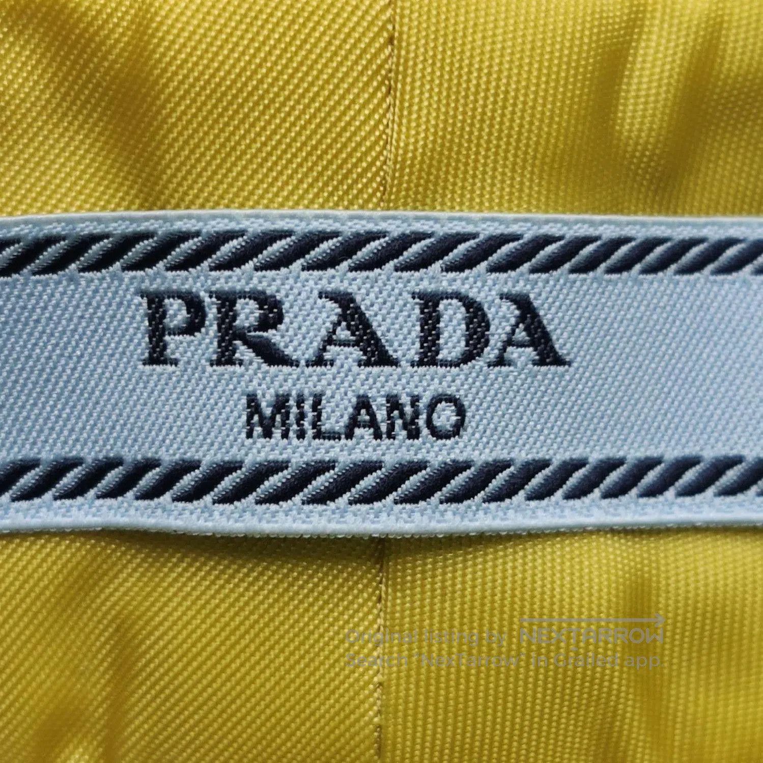 Prada Prada Yellow Belted Shorts with Pocket . Size 39" - 4 Thumbnail