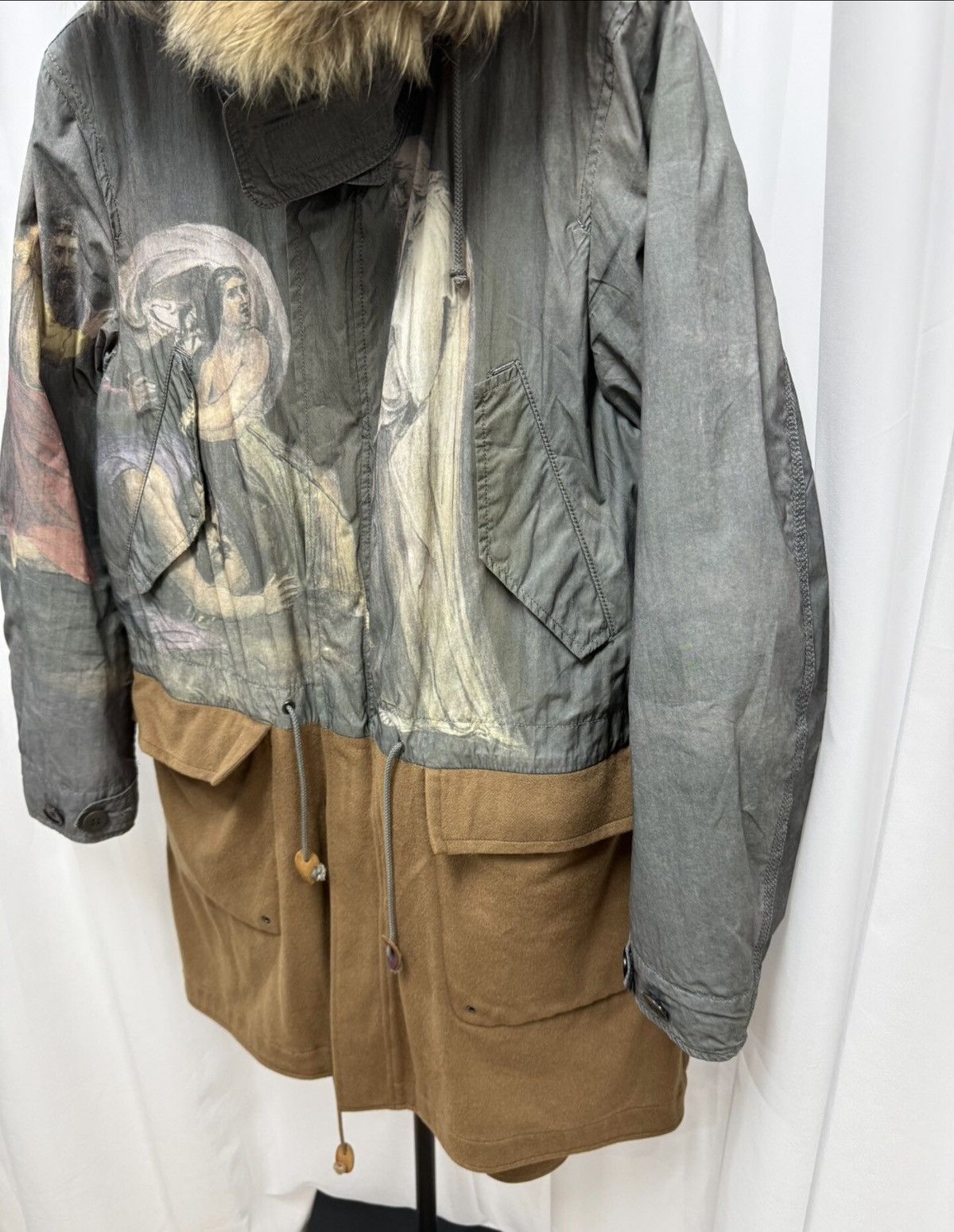 Undercover Undercover Fall/Winter 2015 Patchwork "Oil Painting" Coat Size US M / EU 48-50 / 2 - 2 Thumbnail