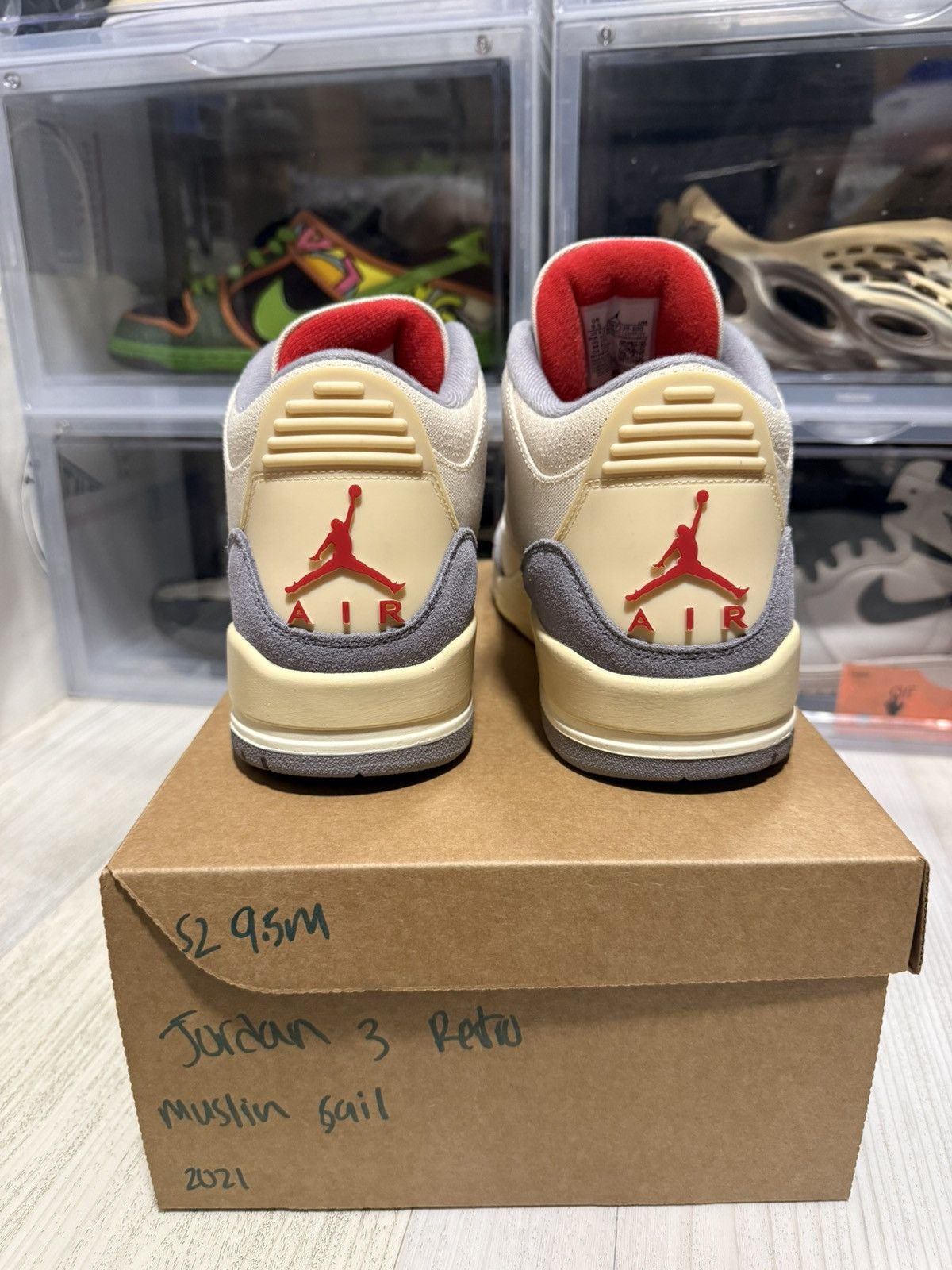 Jordan Brand Air Jordan 3 Retro Muslin Size US 9.5 / EU 42-43 - 5 Thumbnail