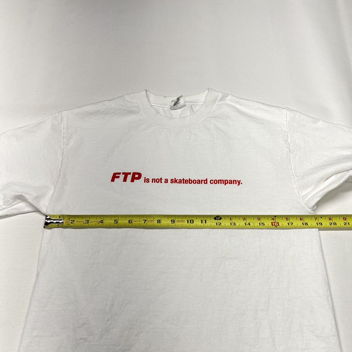 Fuck The Population FTP Not A Skateboarding Company Tee Shirt White Size US M / EU 48-50 / 2 - 16 Thumbnail