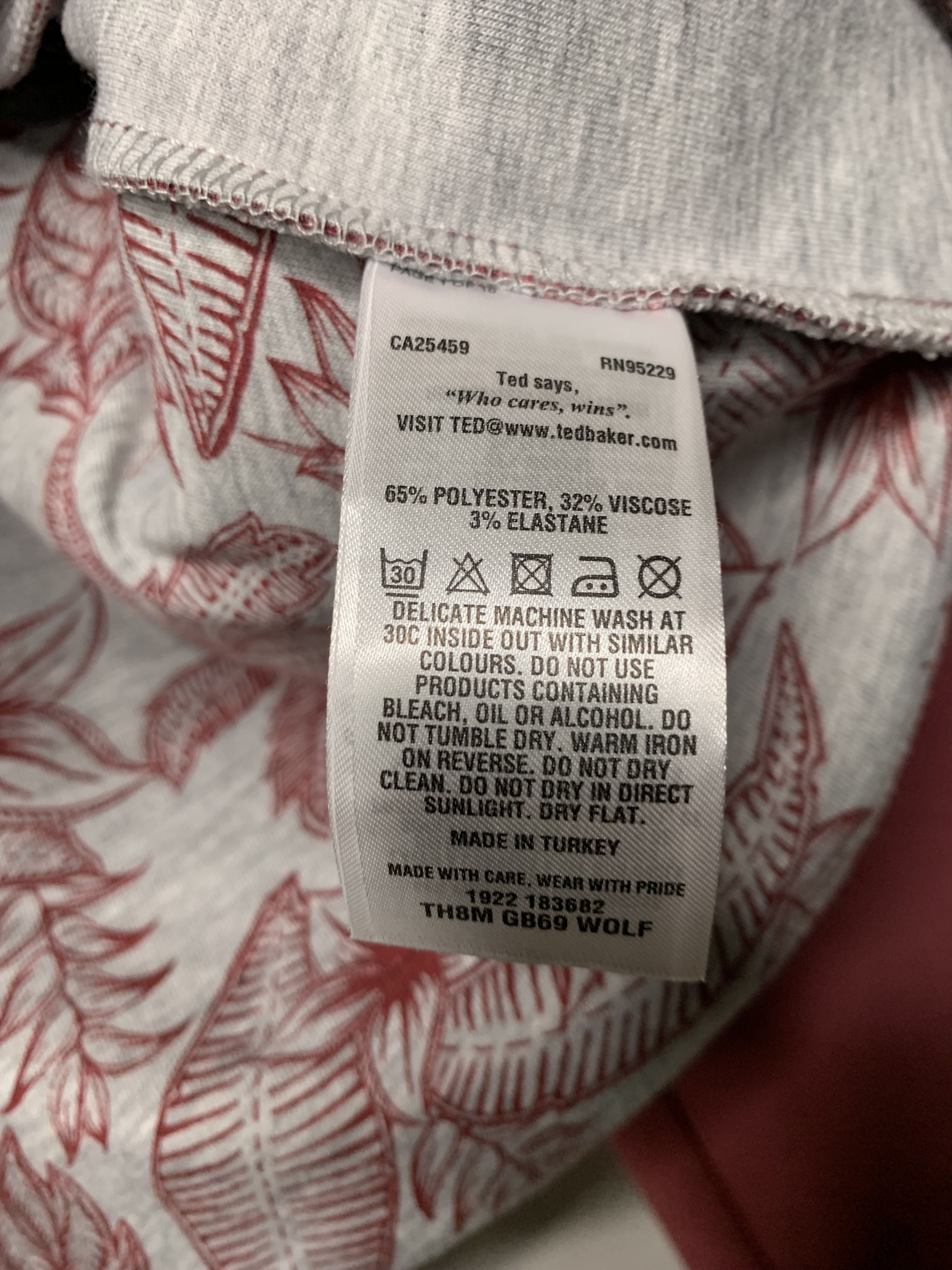 Ted Baker Ted Baker Pink Wolf Bonded Jersey Bomber Size US S / EU 44-46 / 1 - 9 Thumbnail