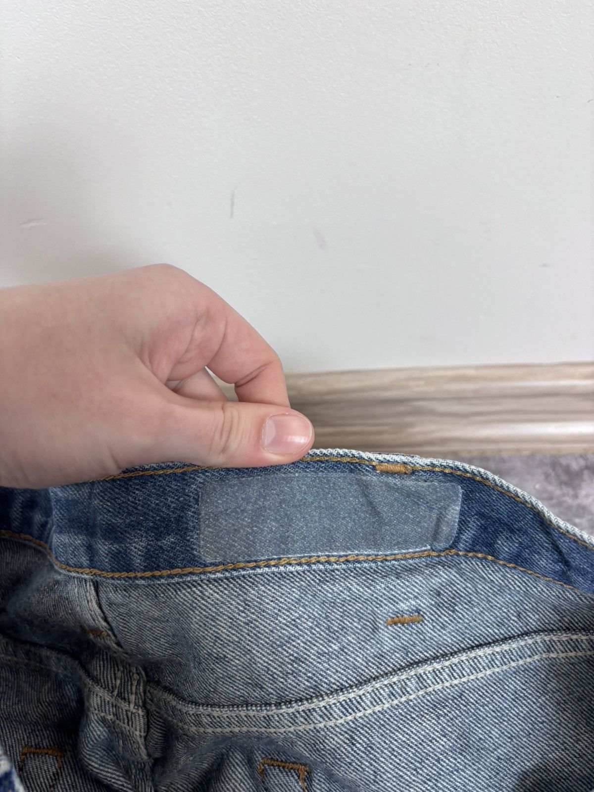 Carhartt Carhartt Men’s Blue Denim Jeans Relaxed Fit Distressed Size US 34 / EU 50 - 17 Thumbnail