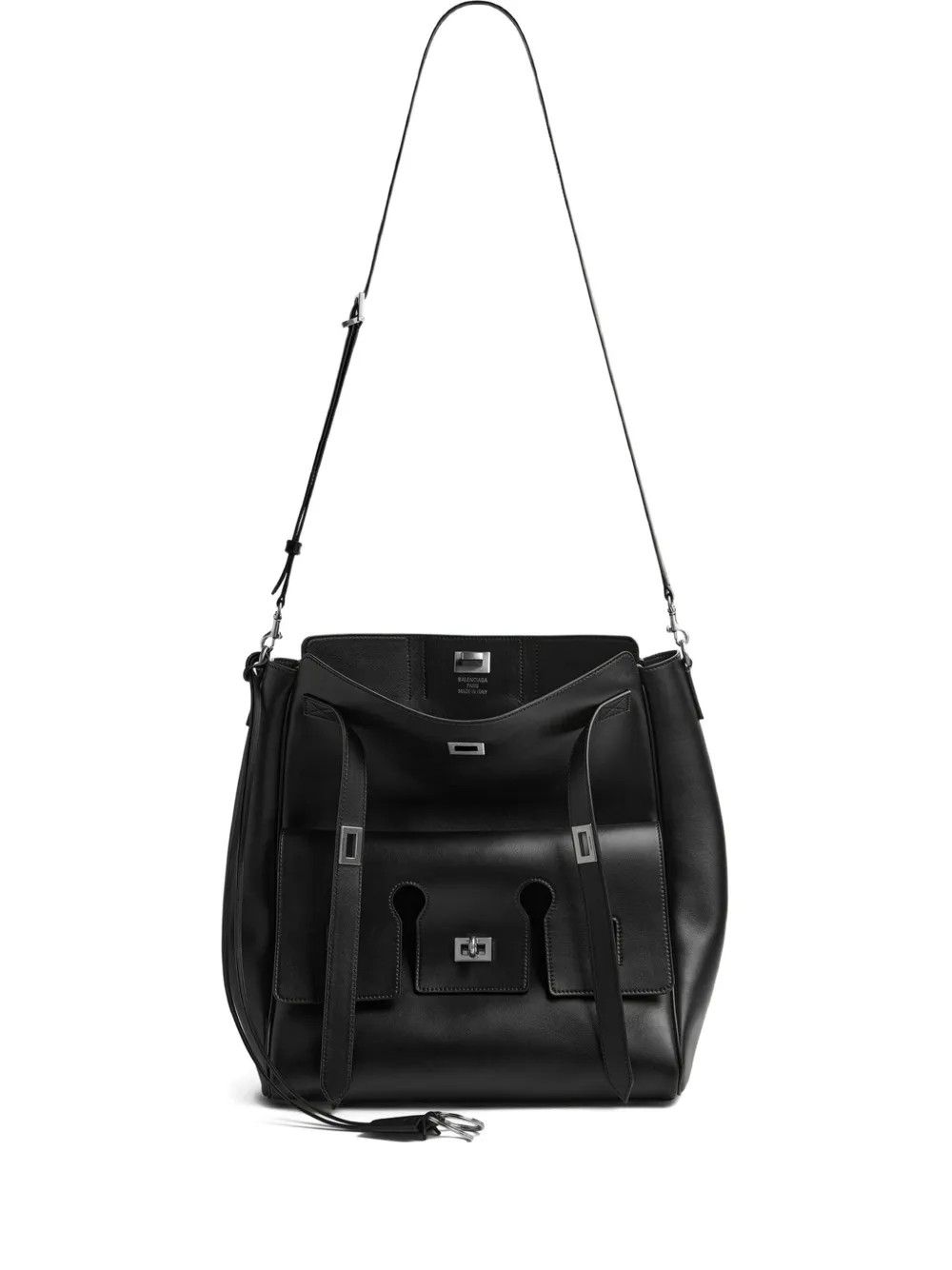 Balenciaga Bel Air Hobo Messenger Bag in black Size ONE SIZE - 1 Thumbnail