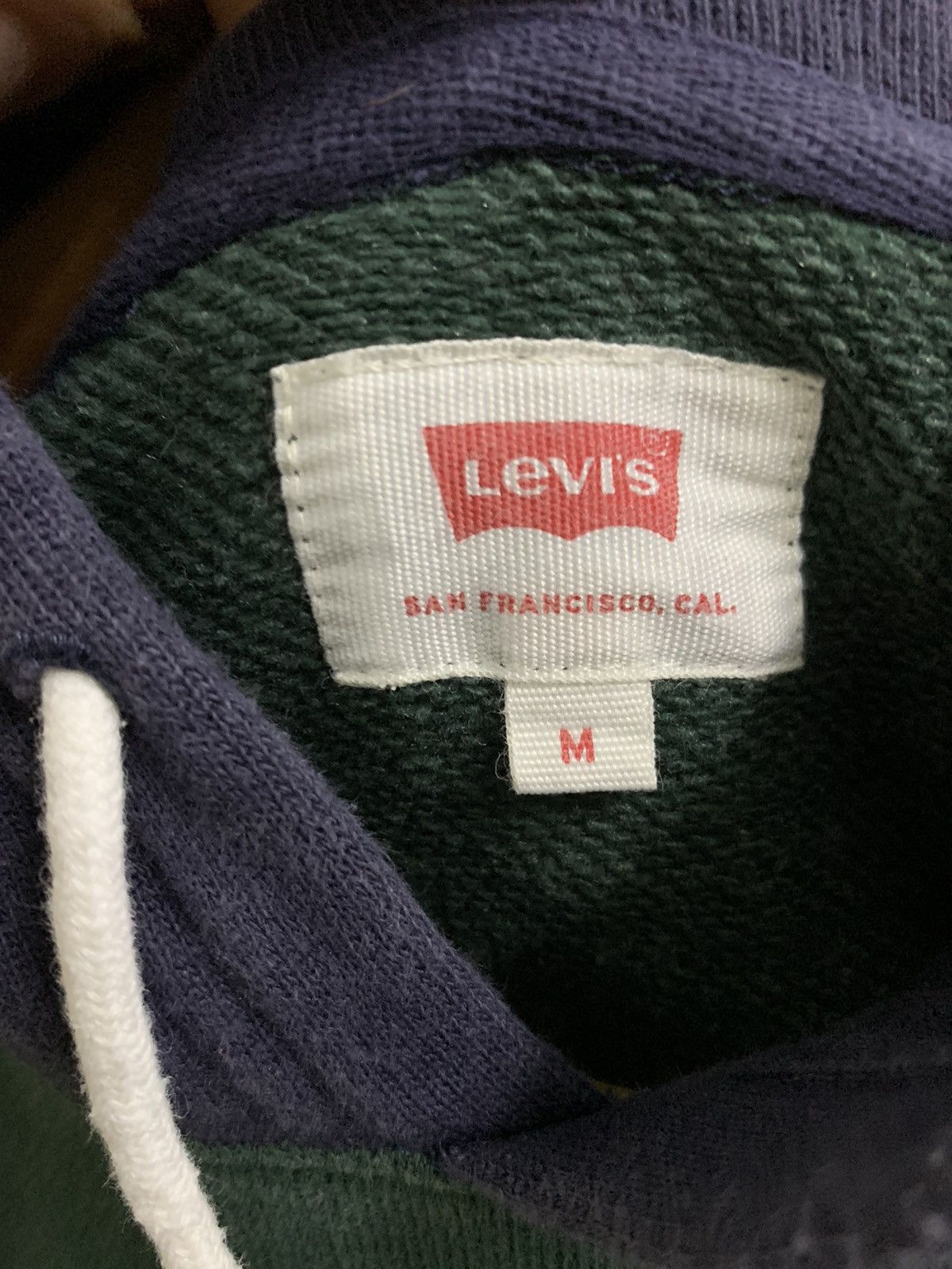 Levi's × Vintage VINTAGE LEVI’S GREEN JUMPER HOODIE Size US M / EU 48-50 / 2 - 3 Thumbnail