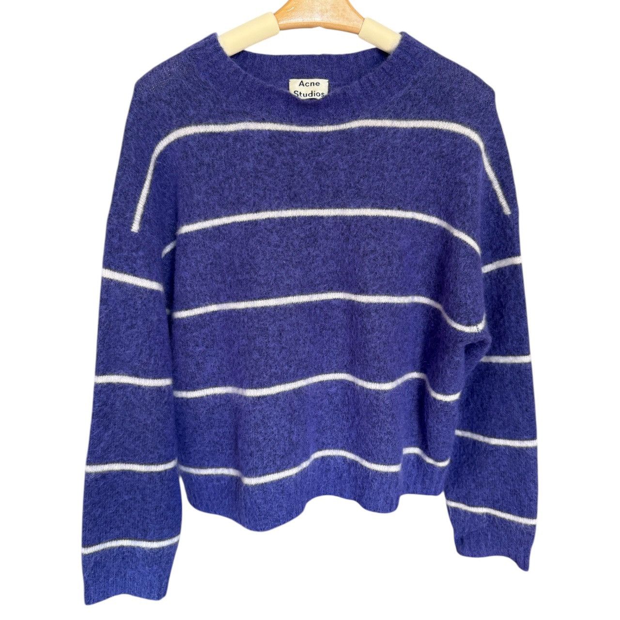 Acne Studios Blue and White Striped Sweater Size XS / US 0-2 / IT 36-38 - 1 Thumbnail