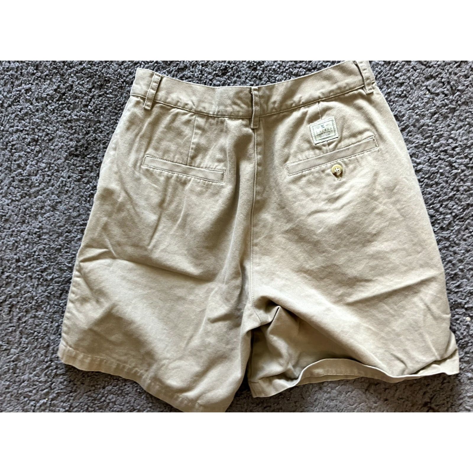 Ralph Lauren Lauren Ralph Lauren Jeans Co Shorts 4 Flat Front Chino Mid Rise Womans Size 27" / US 4 / IT 40 - 2 Thumbnail