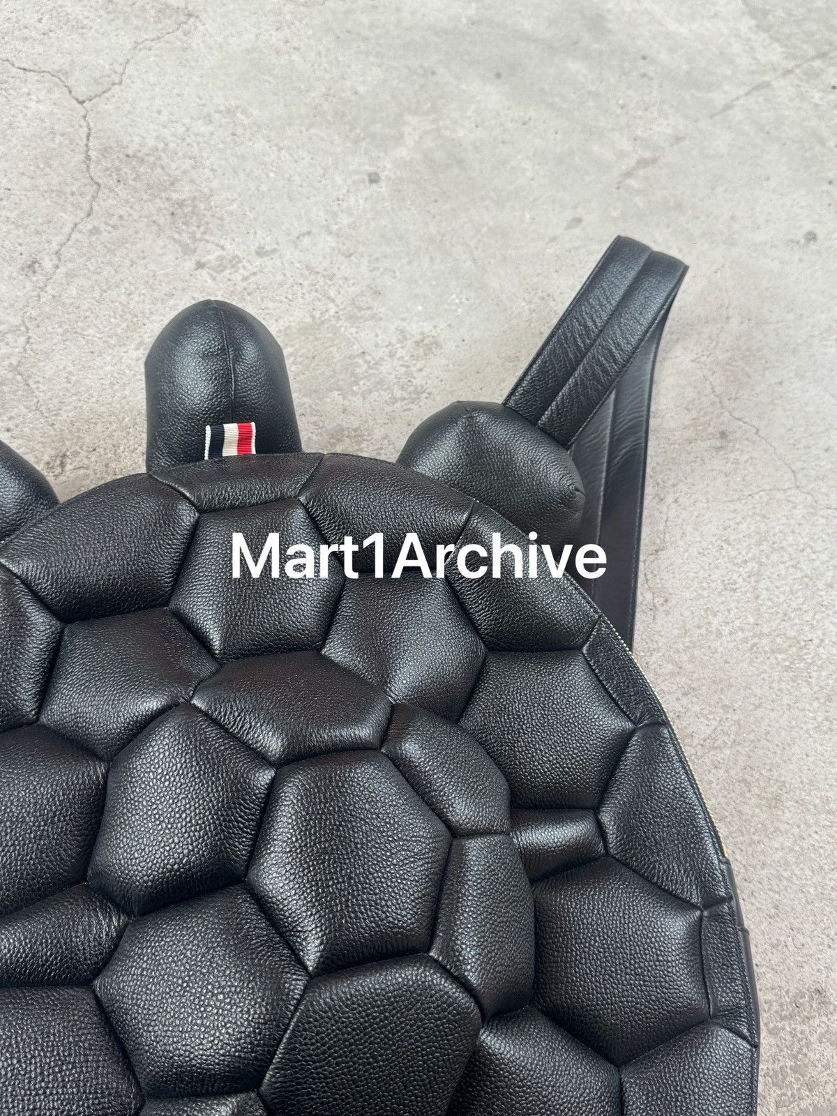 Thom Browne Thom Browne 15FW Turtle Leather Backpack Size ONE SIZE - 3 Thumbnail