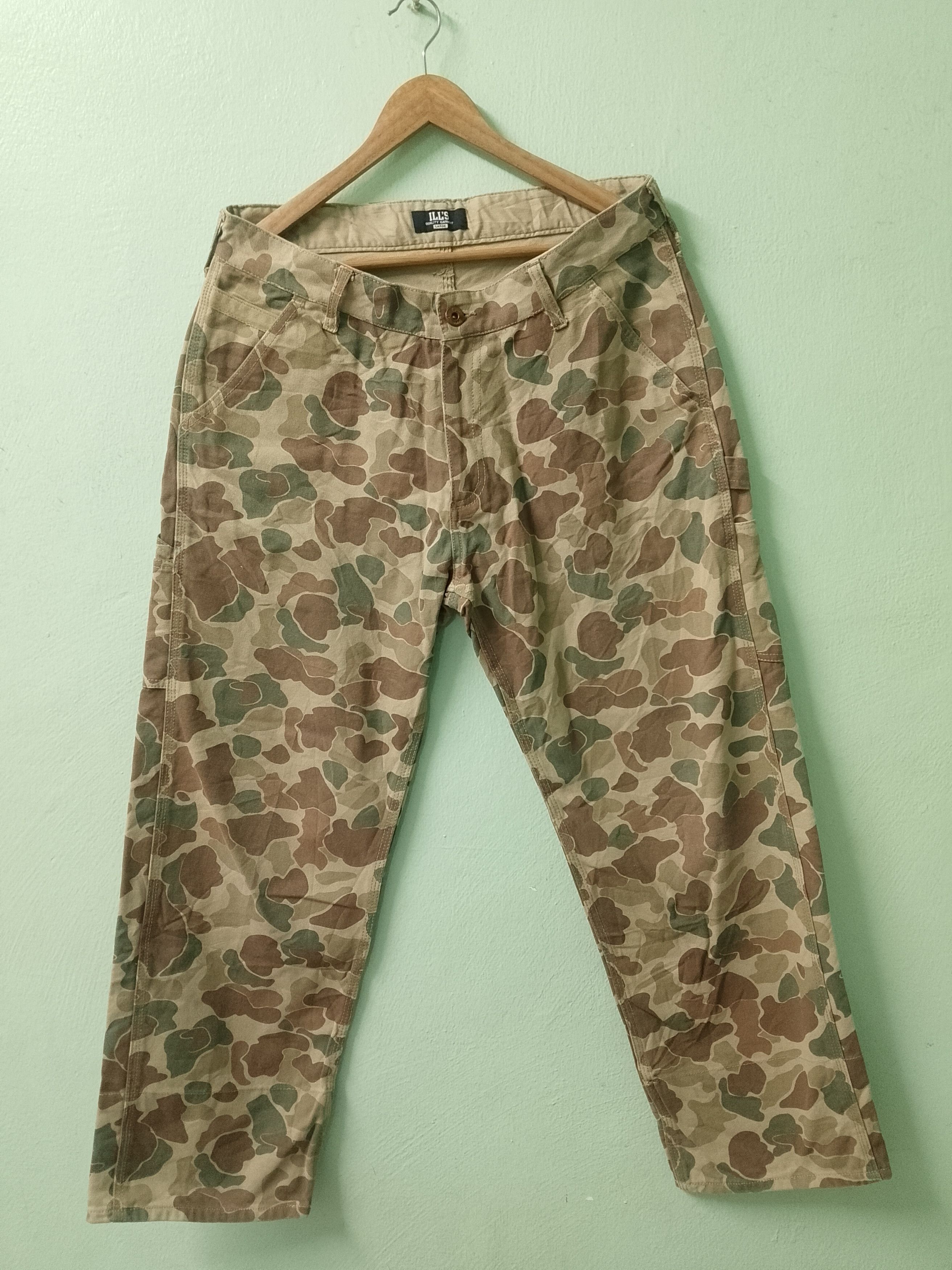 Japanese Brand ILLS camo cargo pant Size US 34 / EU 50 - 1 Thumbnail