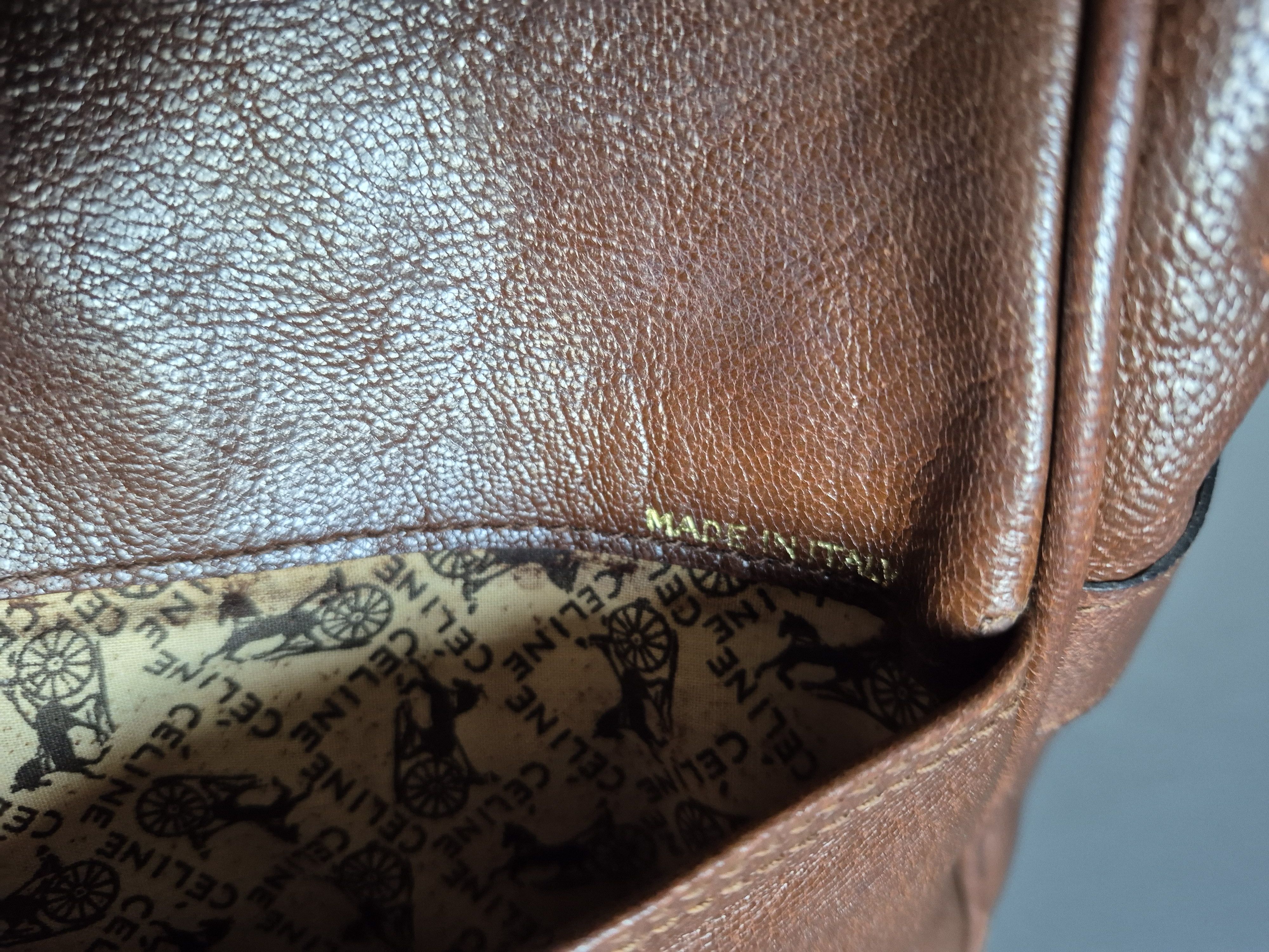 Celine Rare Vintage Celine saddle bag shoulder bag Size ONE SIZE - 12 Thumbnail